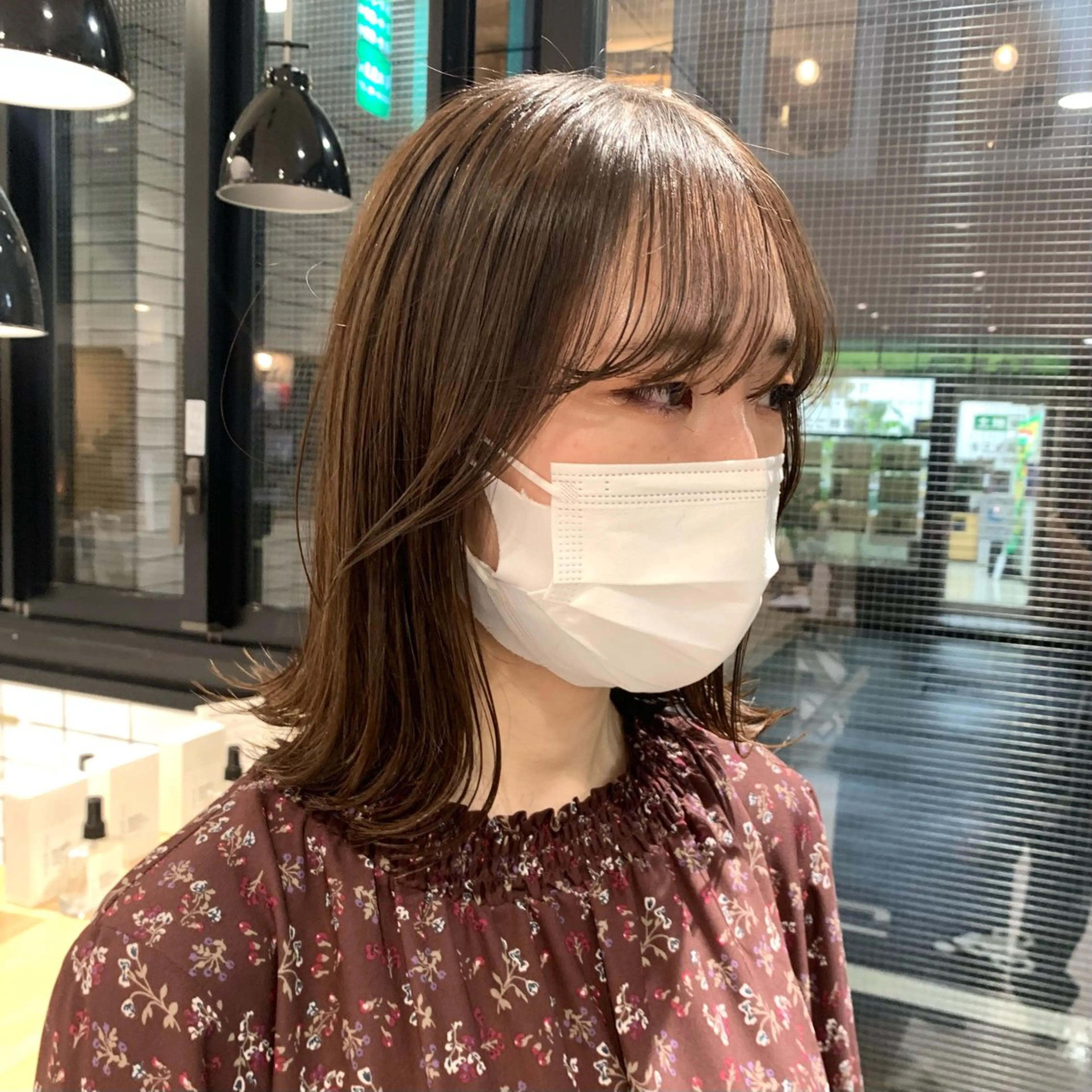 ミディアム 艶カラー/暖色カラー /透明感/ryutoのヘアスタイル