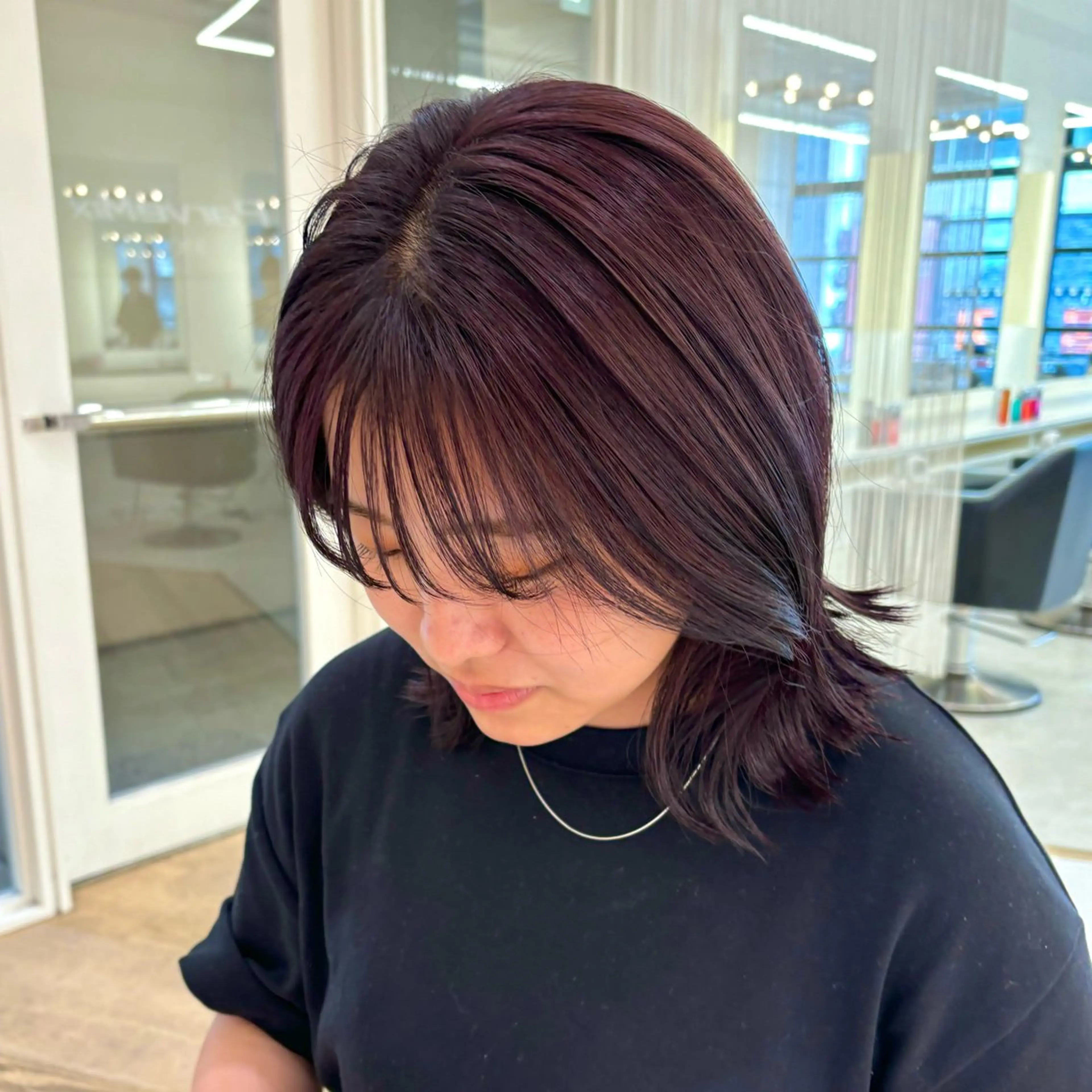 ミディアム カラー カット ヘアカラー Parve Mix / 根本 梨湖🫧のヘアスタイル