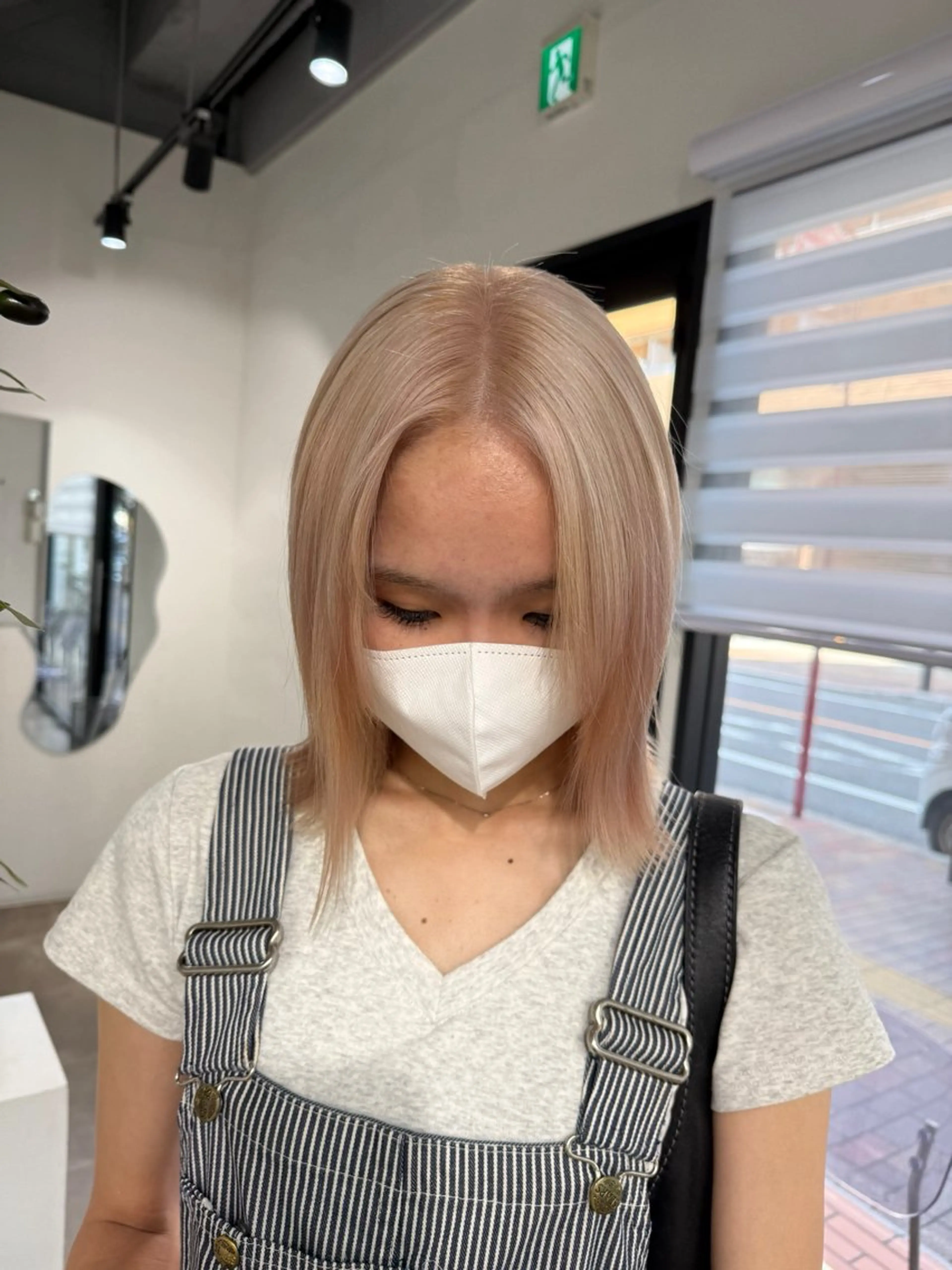 ミディアム ヘアカラー ショートヘアとカラー の専門家/もりしーのヘアスタイル