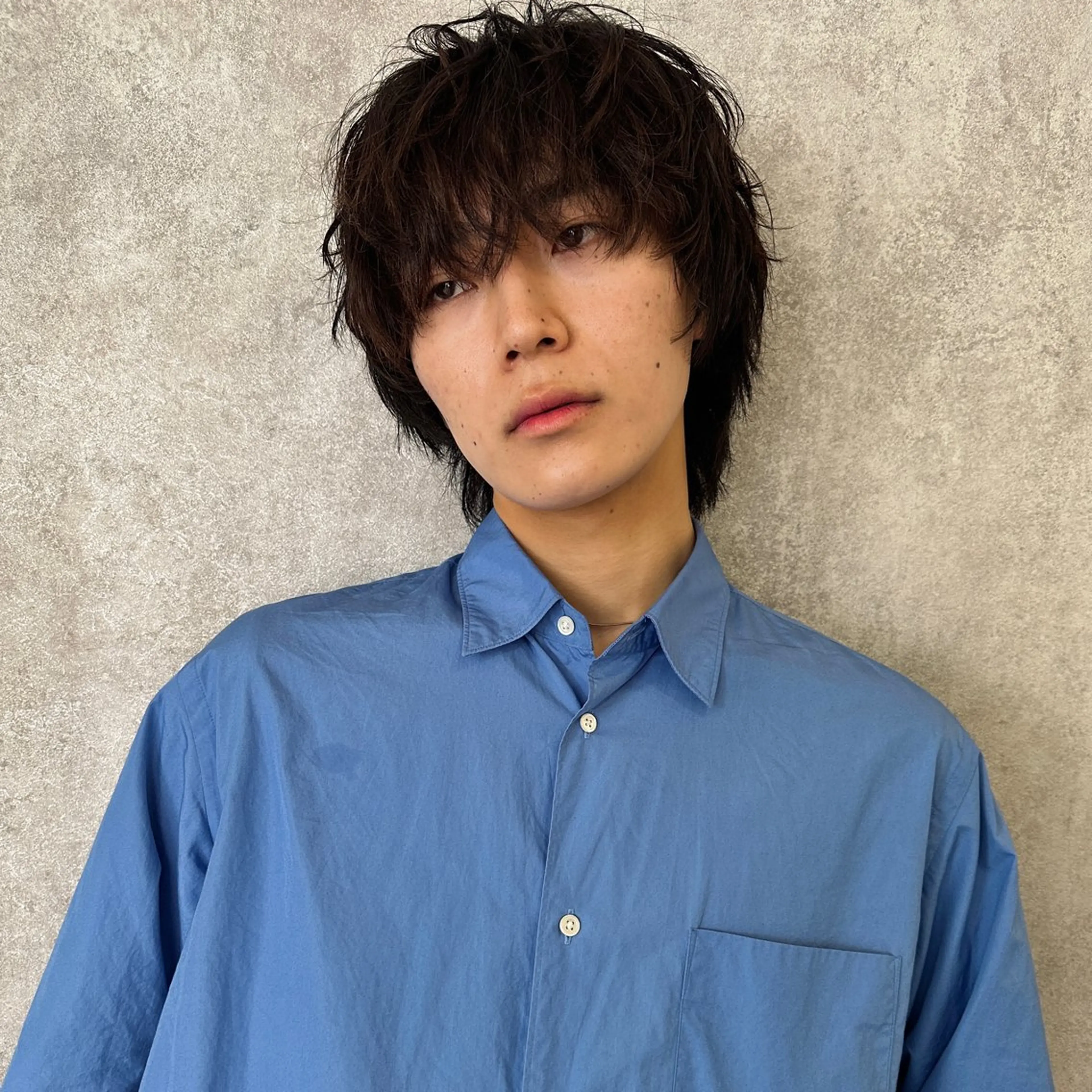 ショート パーマ メンズ メンズパーマ ニュアンスパーマ スパイラルパーマ カット パーマ トリートメント ニュアンスデザイン/ SHOUTOのヘアスタイル