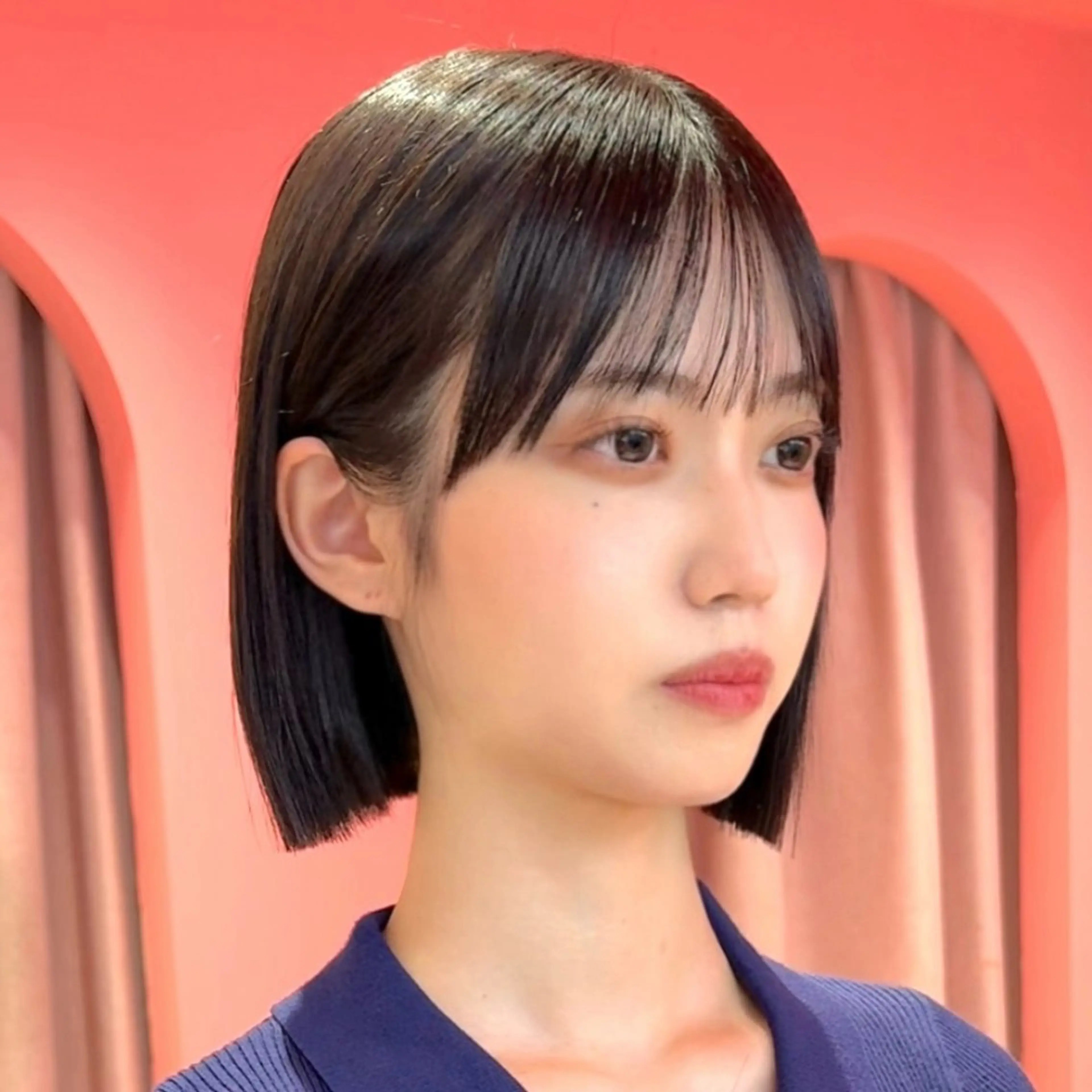 ショート 莉乃/縮毛矯正/髪質 改善/艶カラーのヘアスタイル