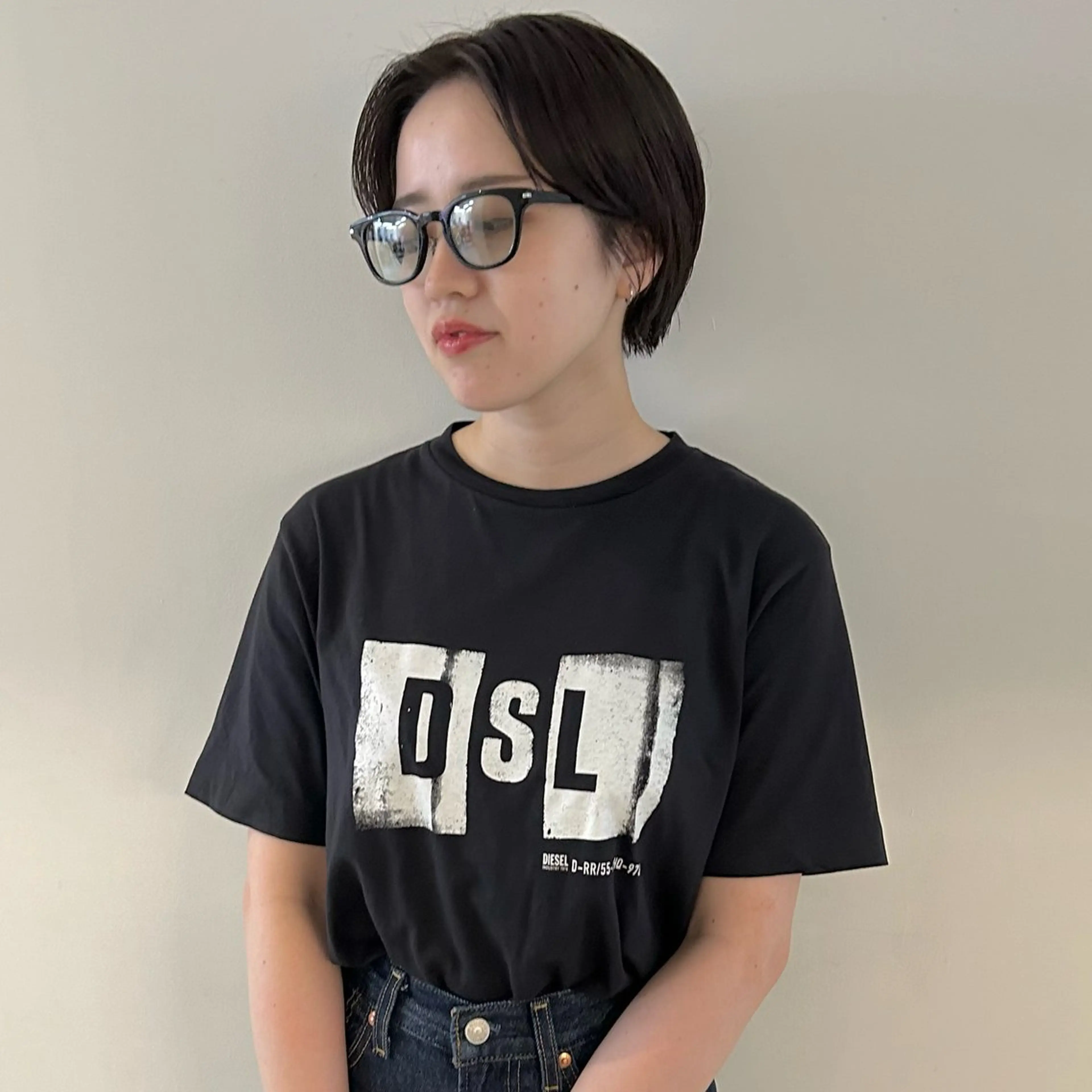 ショート カラー nonoka オリーブ/グレージュのヘアスタイル