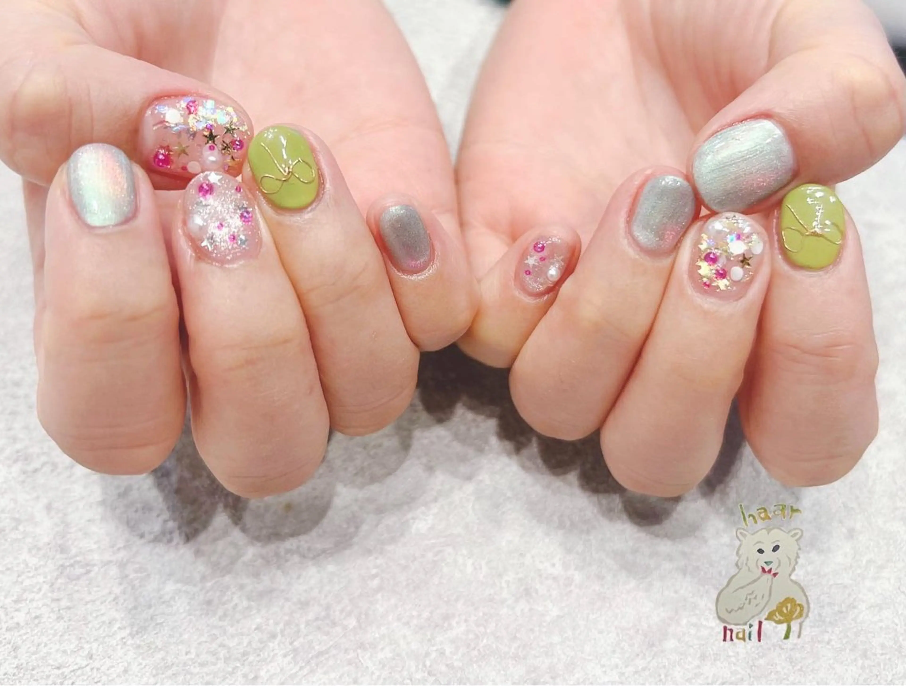 ネイル ハンドネイル 深田 加代のネイルデザイン