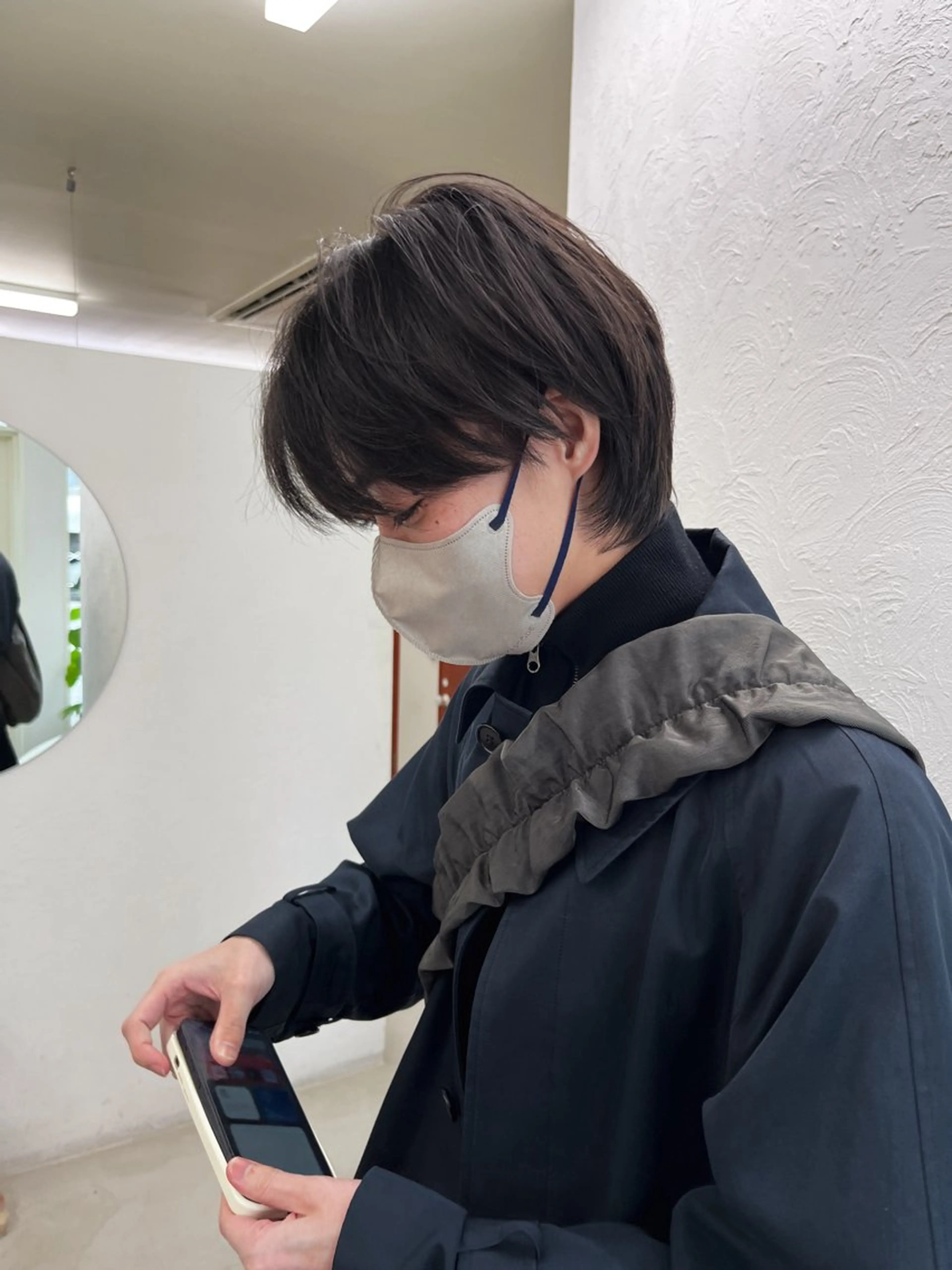 ショート メンズ 伸ばしかけ メンズハイトーン/栄 /イトウタケルのヘアスタイル