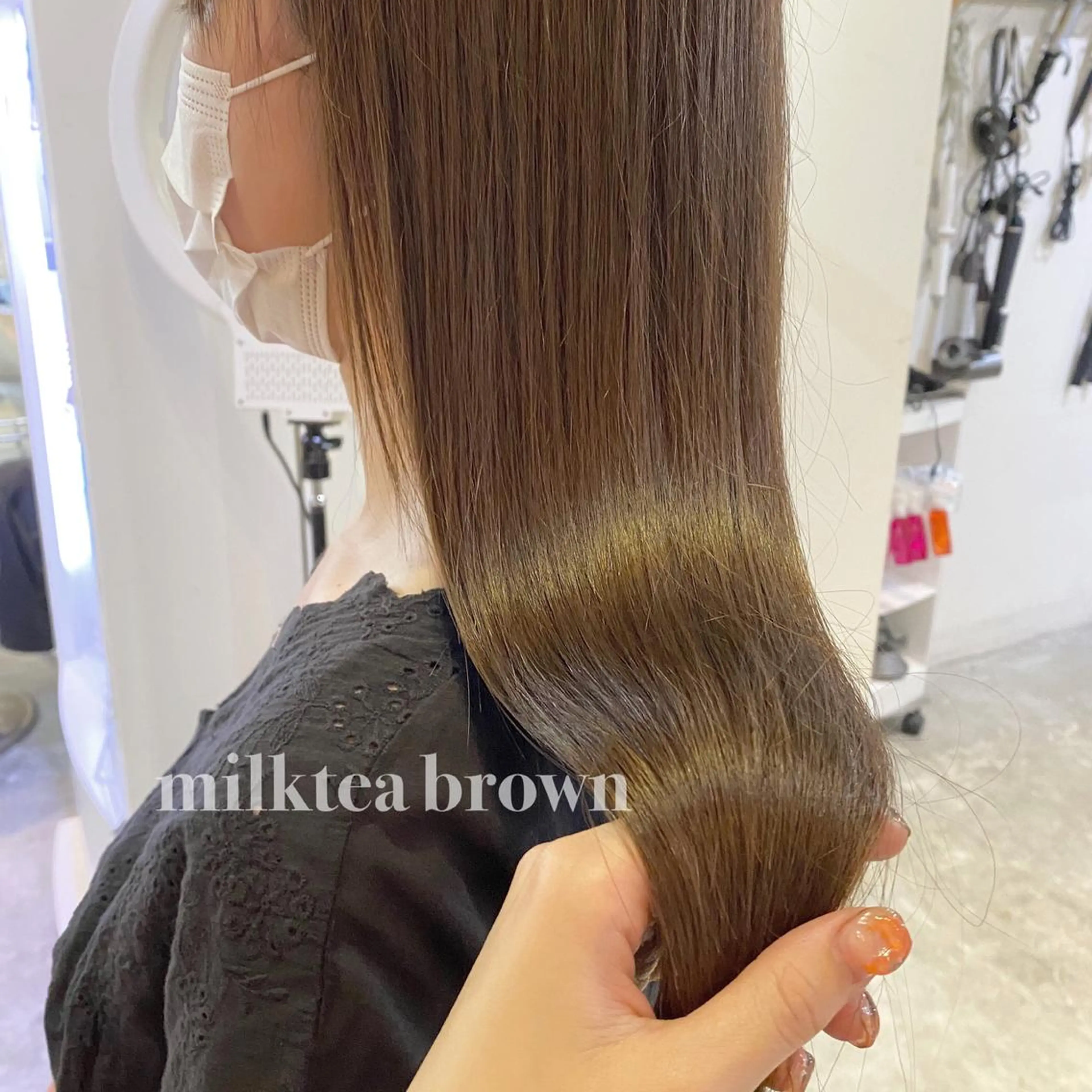 ロング カラー ブラウンカラー カット ヘアカラー 似合わせ提案サラ艶♡ 彩華のヘアスタイル