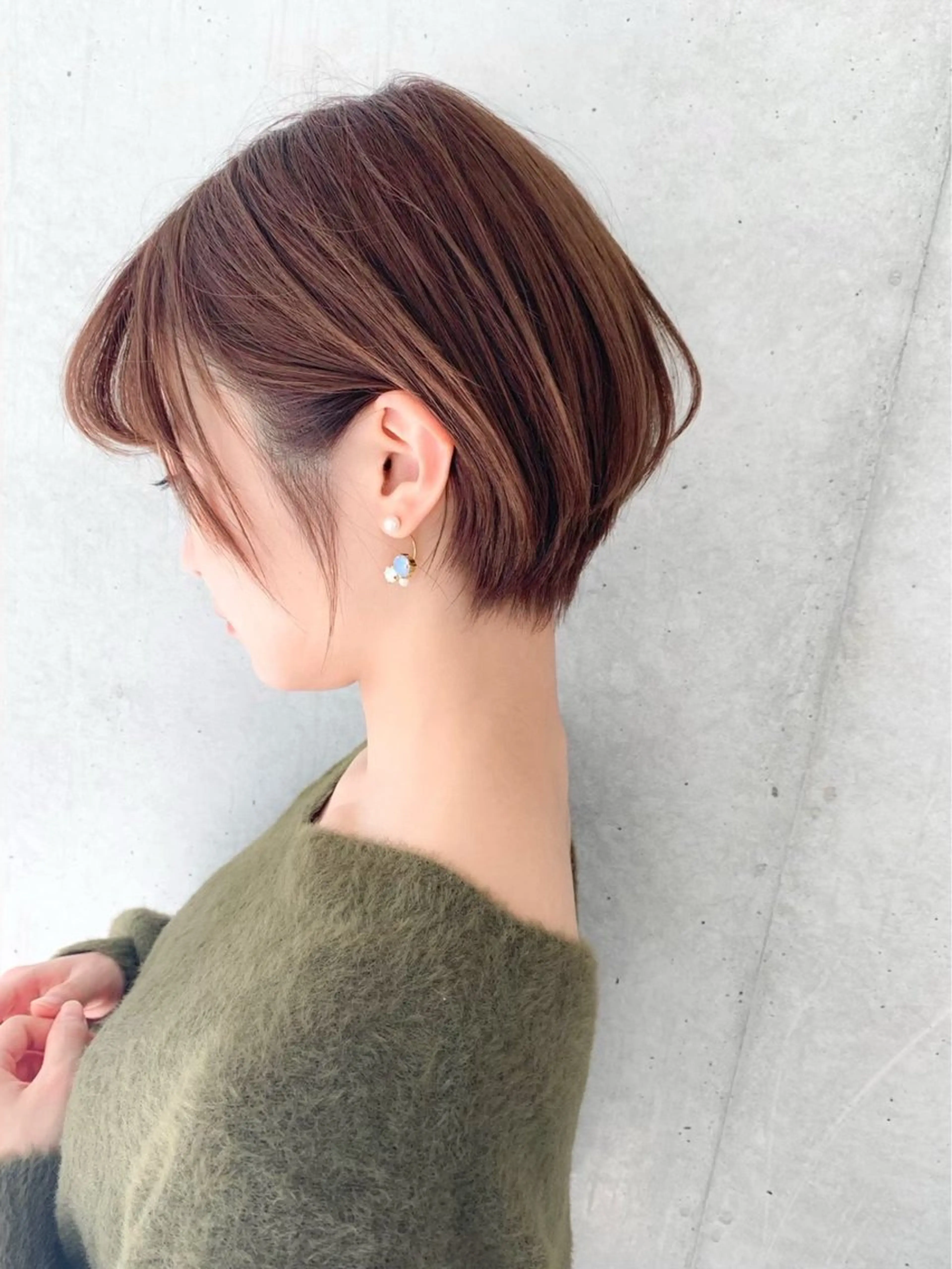 ショート カラー 髪質改善 ショートヘア 表参道 Rimu🐕のヘアスタイル