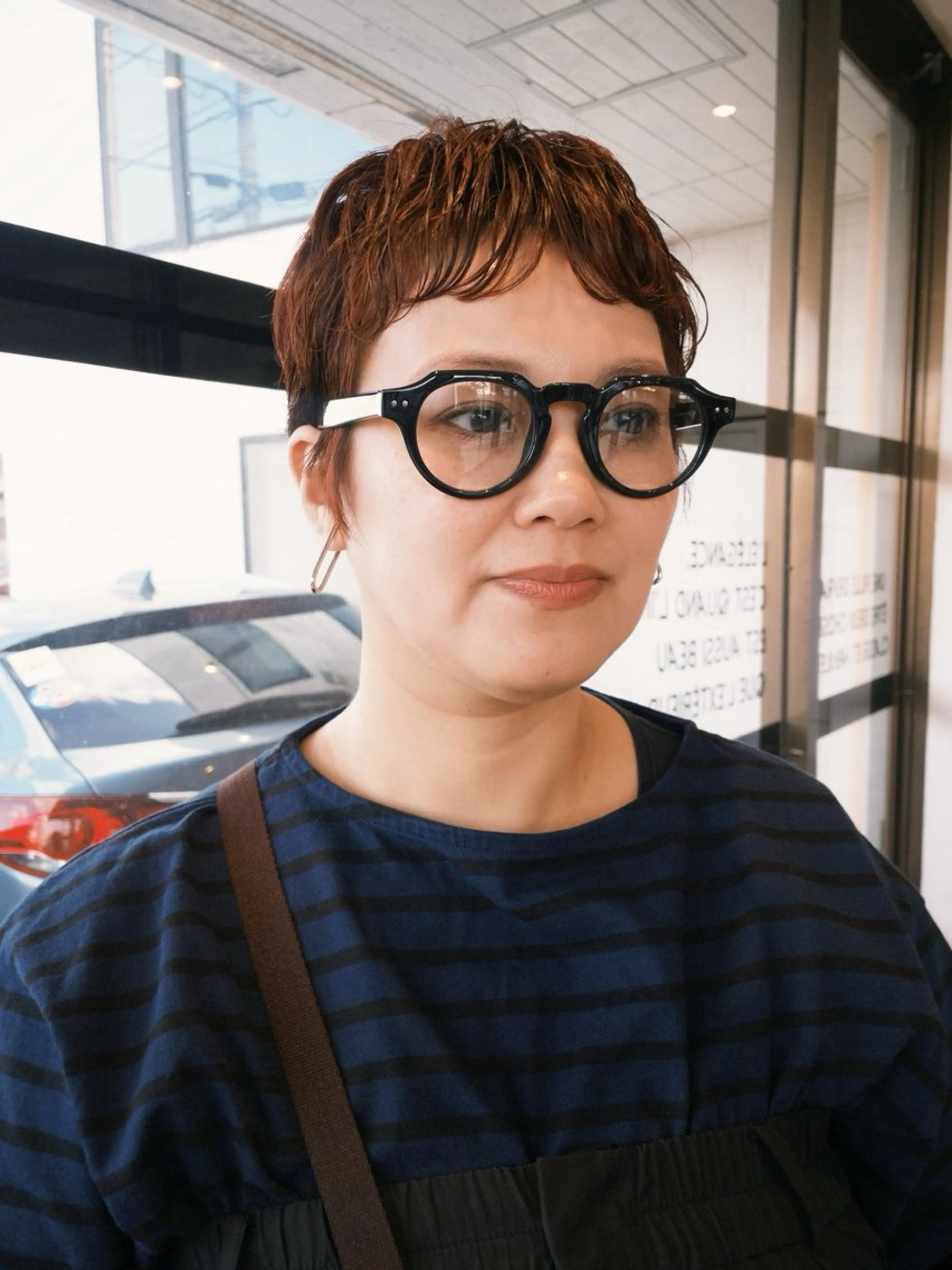 ショート カラー パーマ カット ヘアカラー パーマ GUESTs所属・優音 /YUi/パーマのヘアスタイル