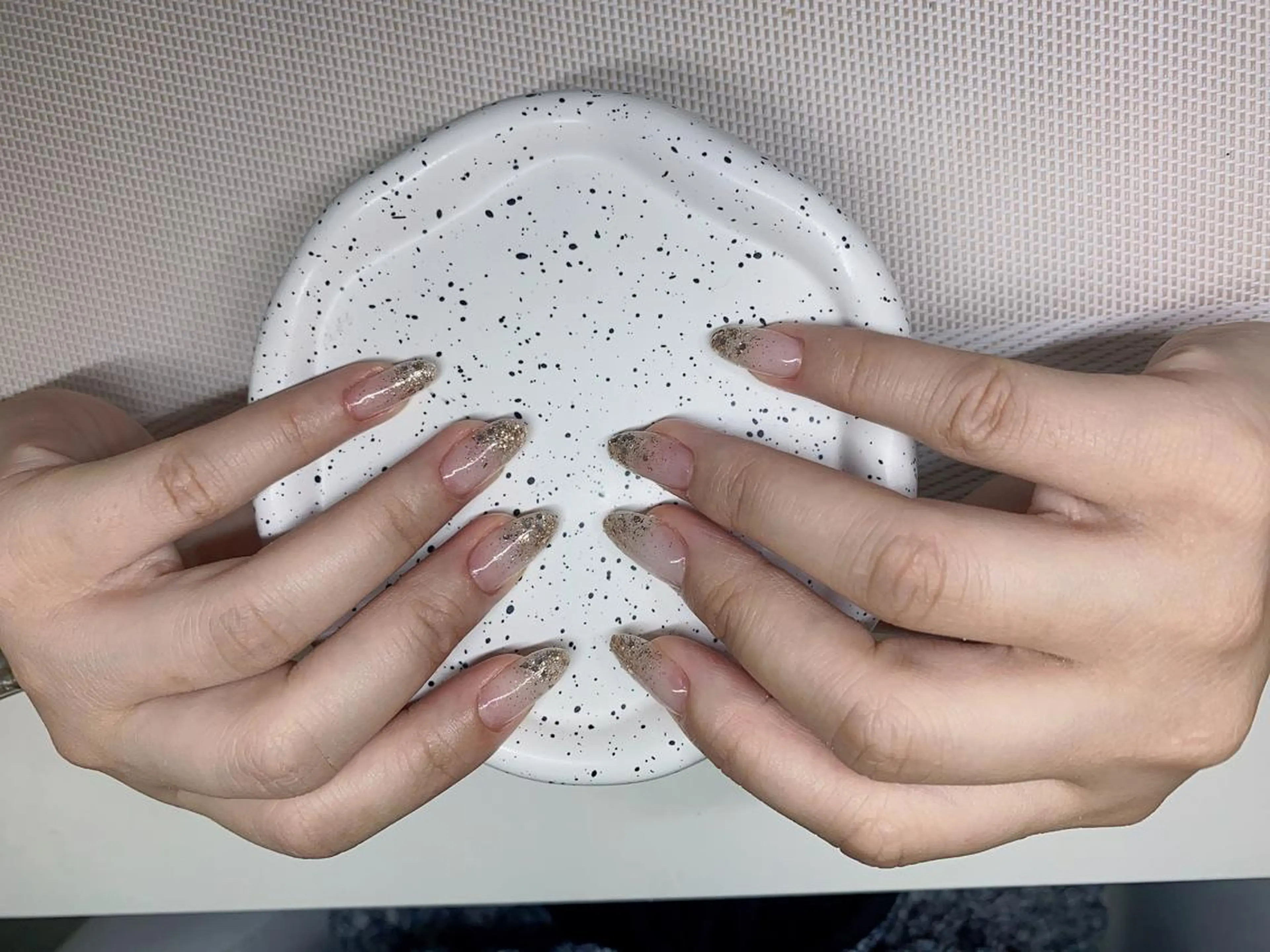 ネイル ラメ(グリッター) ラメグラデーション スカルプネイル えい このネイルデザイン