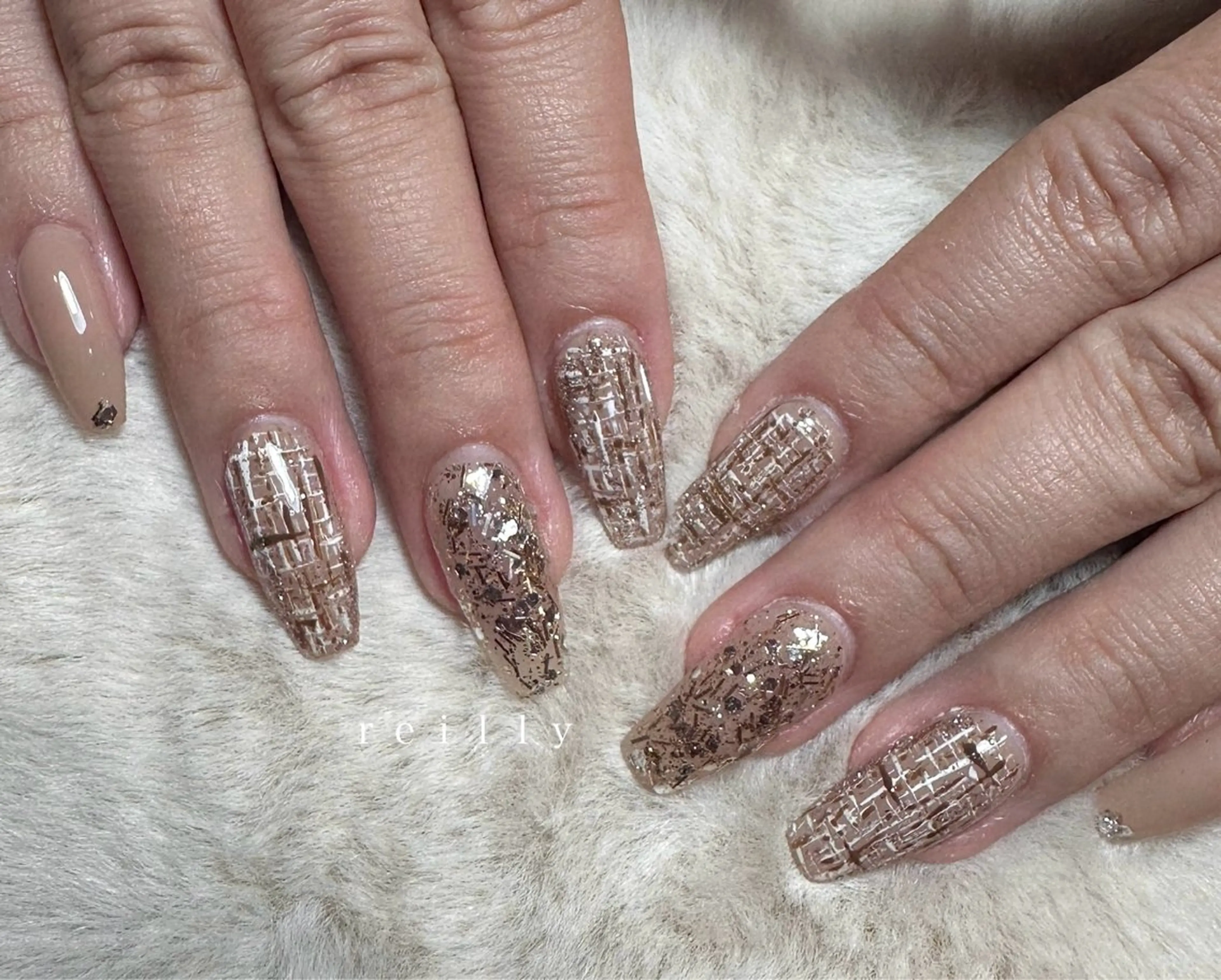 ネイル チークネイル クリアネイル フットネイル フレンチネイル ジェルネイル ハンドネイル Reilly nail.所属・Reillynail レイリーネイルのネイルデザイン
