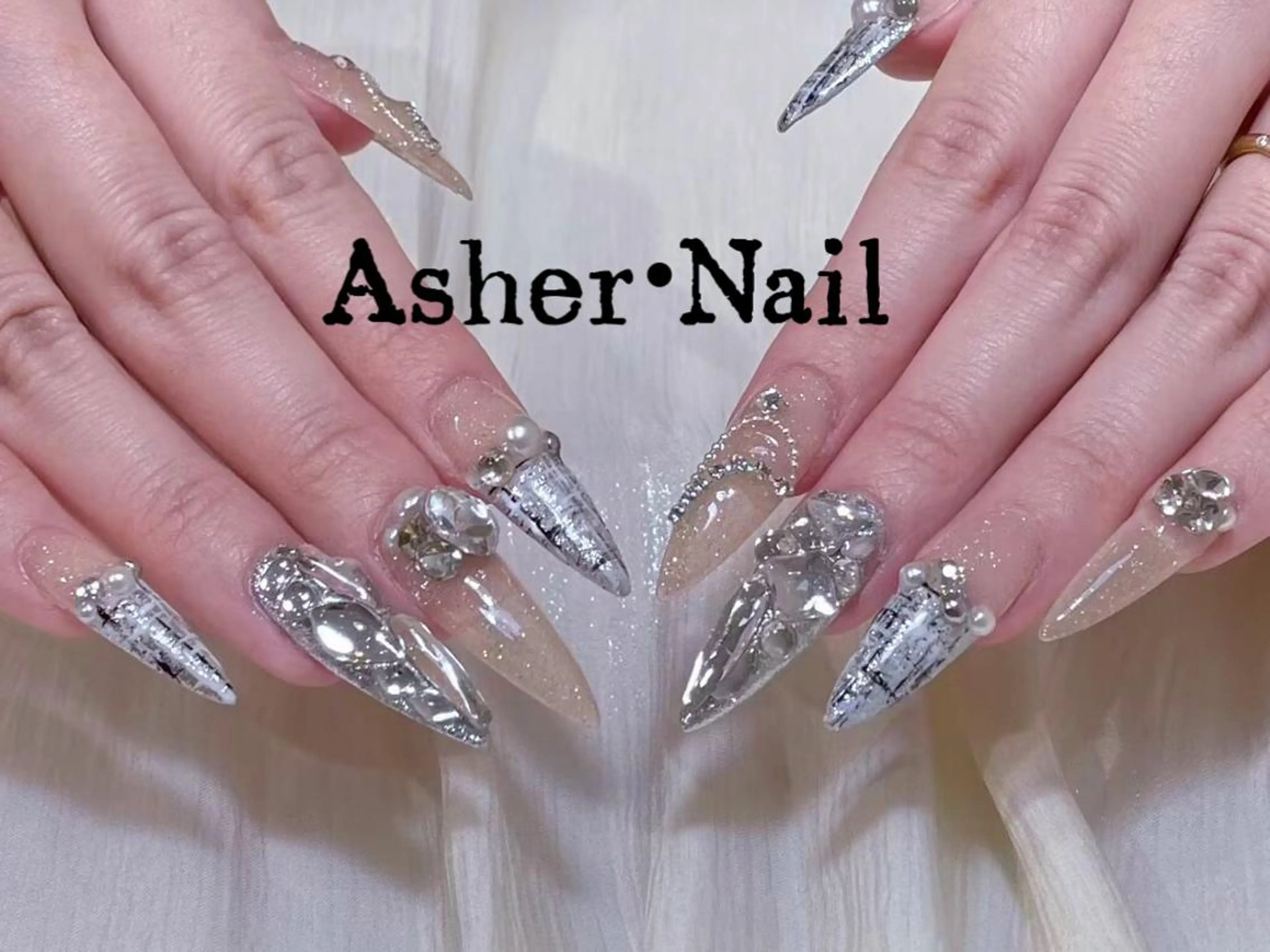 ネイル ハンドネイル ハンドケア Asher-Yuki 🍁のネイルデザイン