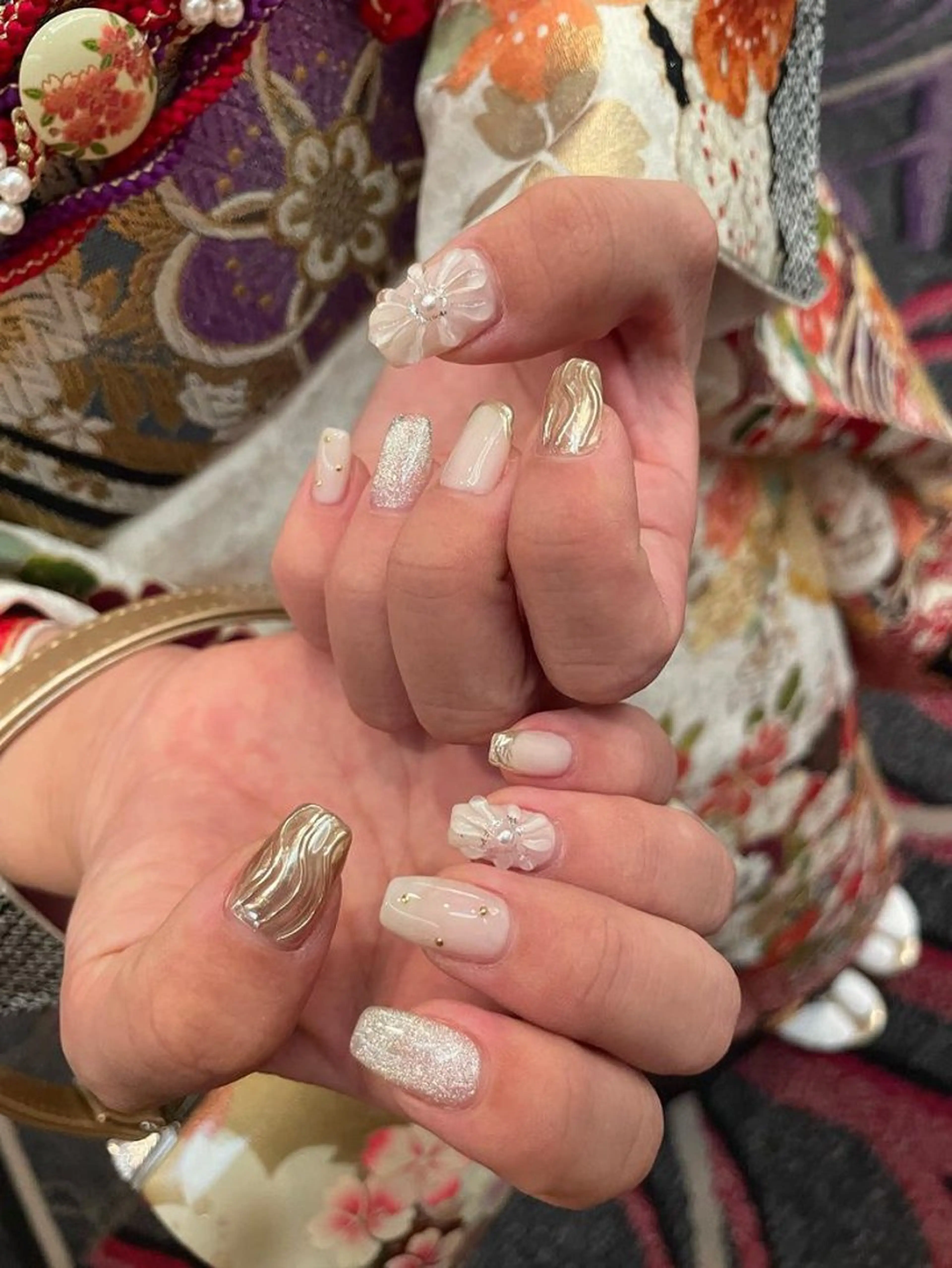 ネイル 成人式 #Amin所属・#Amin nail salonのネイルデザイン