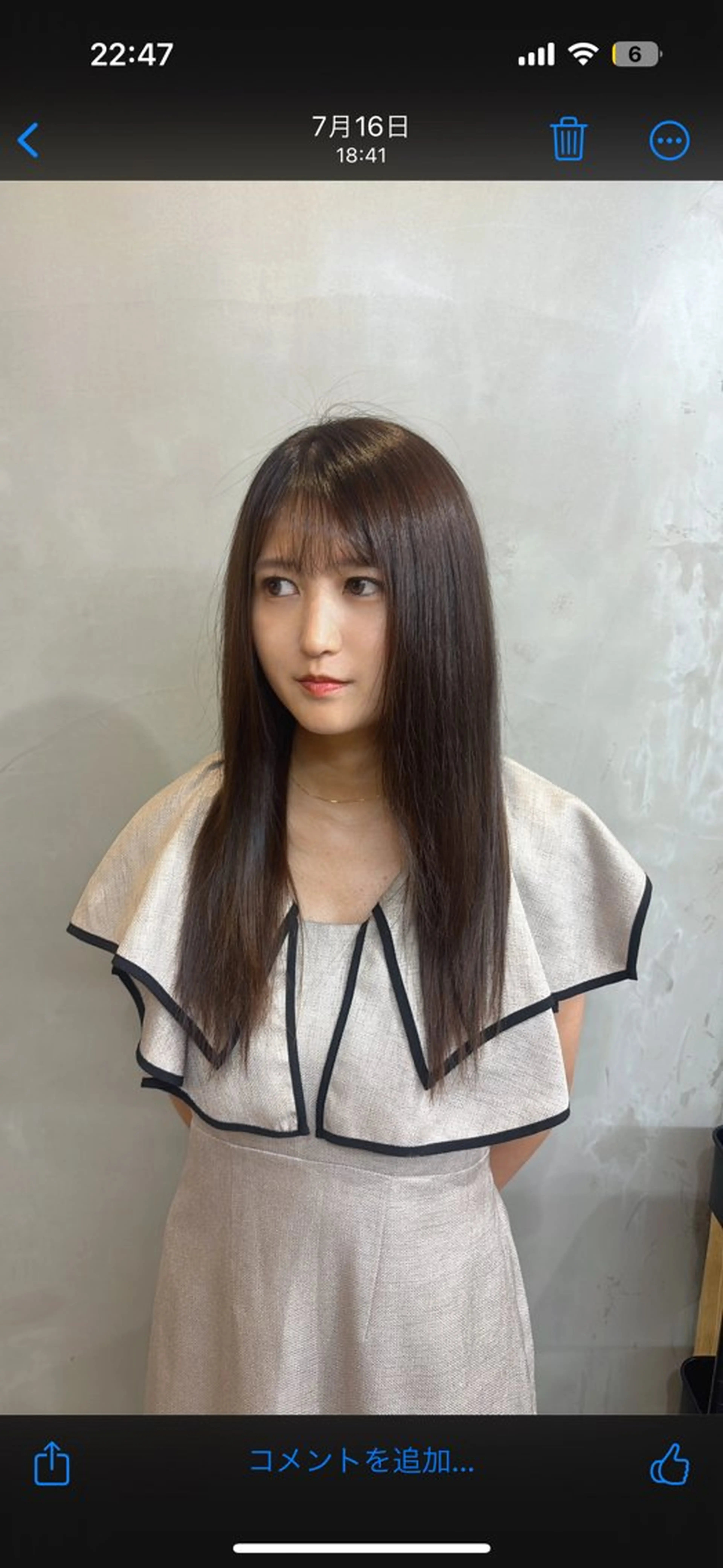 ロング カラー 赤石るな ／Rocco  船橋のヘアスタイル