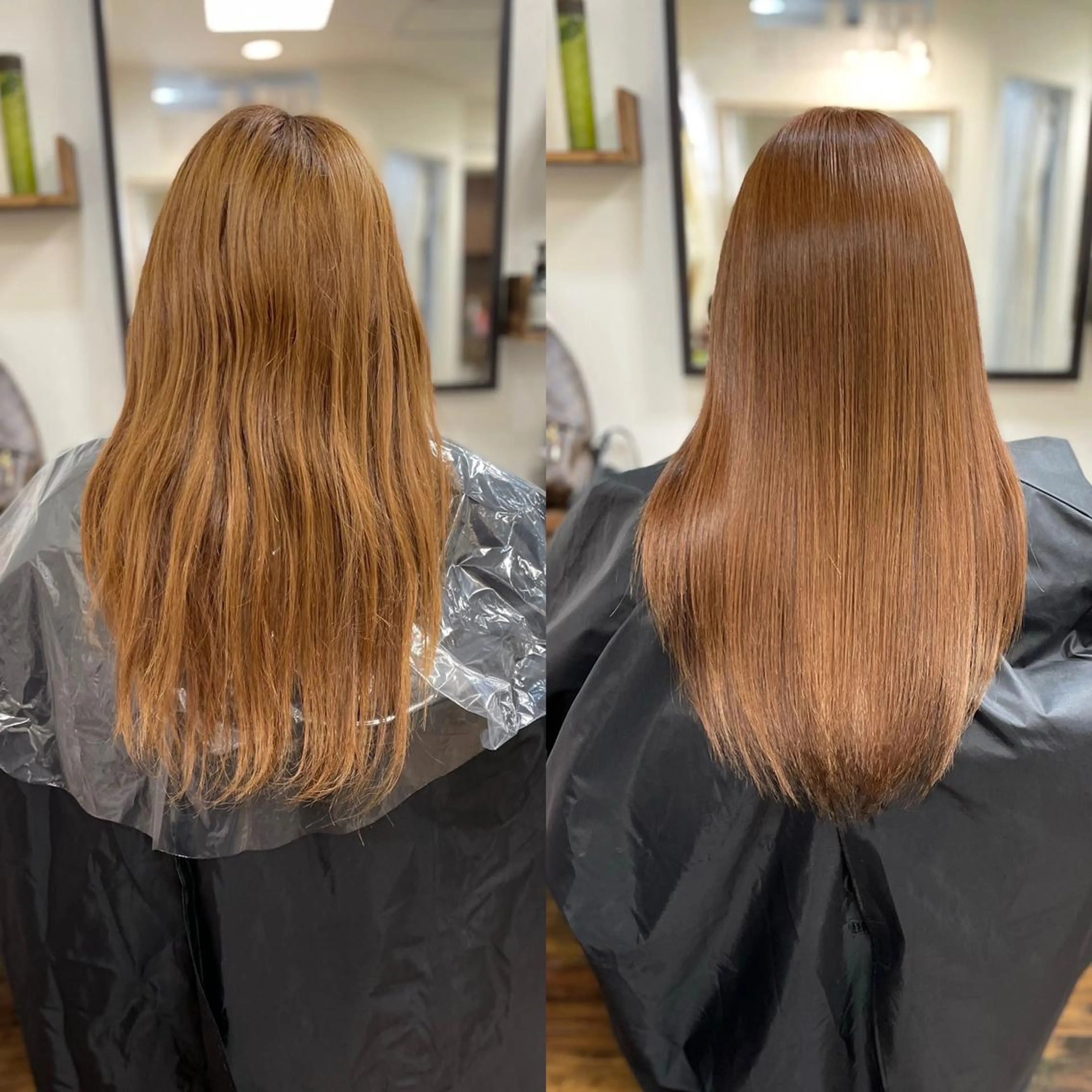 セミロング カラー ヘアカラー トリートメント カラー&プルエクステ 大人気！！のヘアスタイル