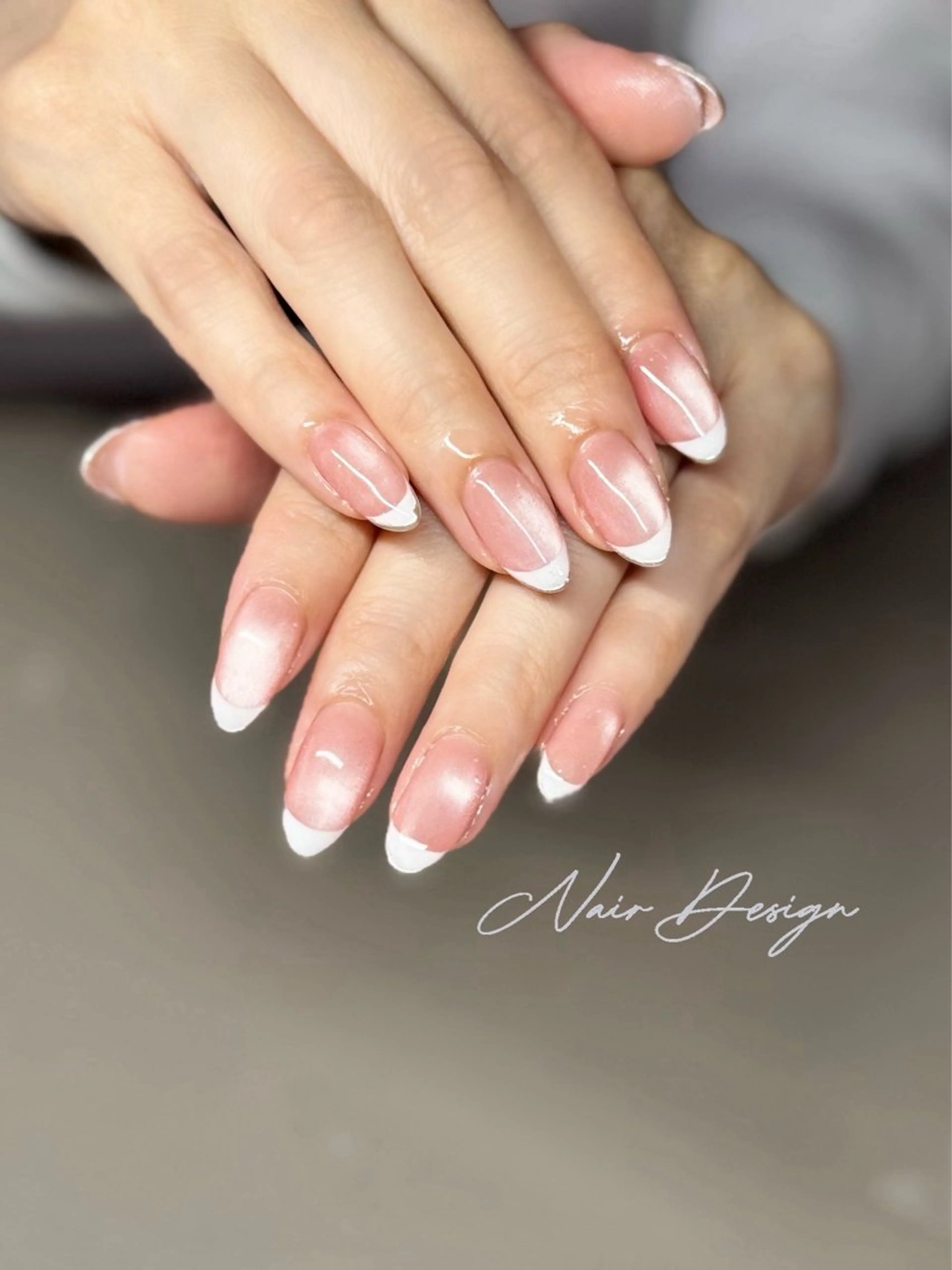 ネイル フレンチネイル マグネットネイル ハンドネイル ハンドケア 𝓝𝓪𝓲𝓻 𝓝𝓪𝓲𝓵のネイルデザイン