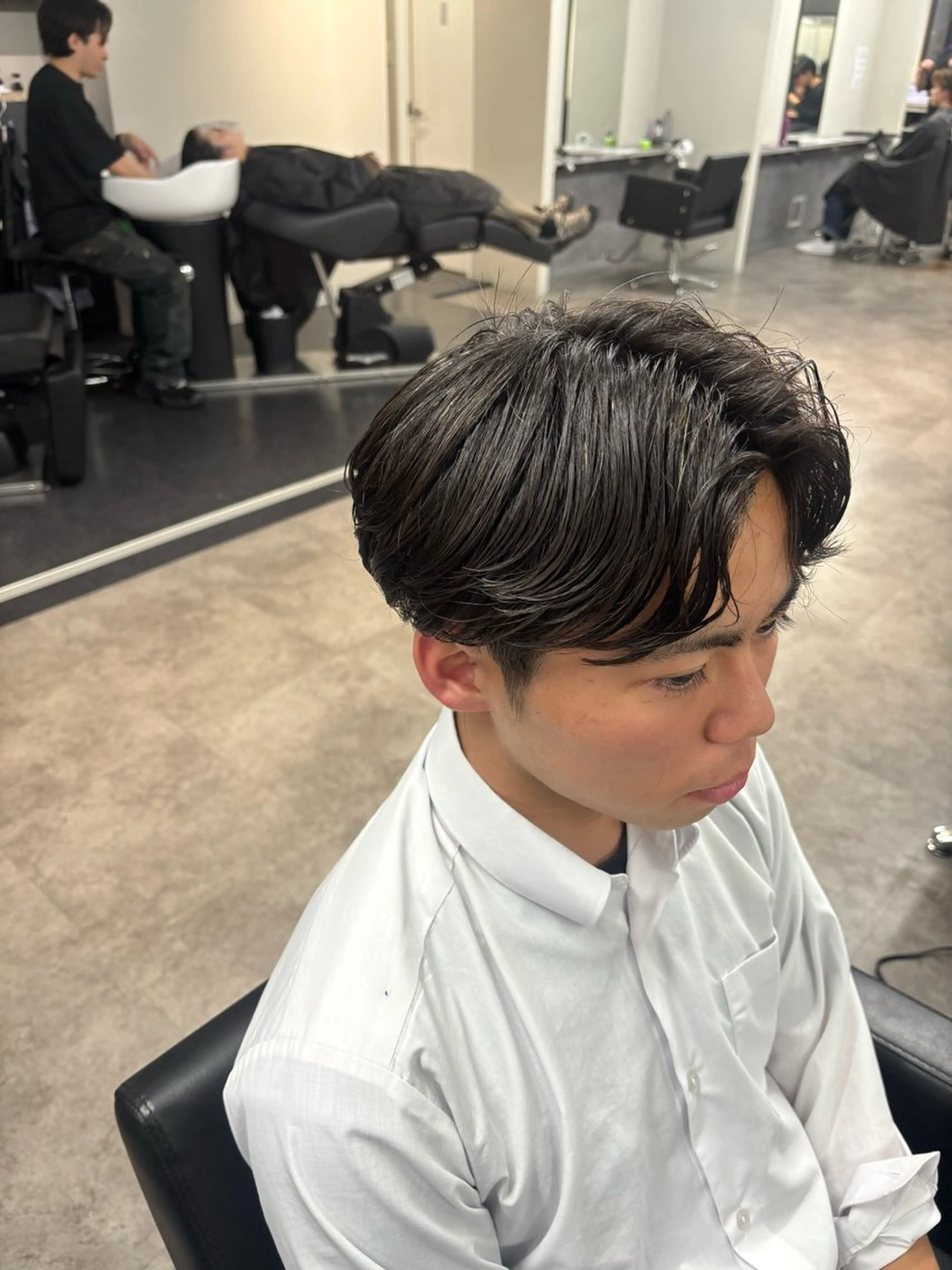 メンズ カット パーマ りあん/ 越谷/パーマのヘアスタイル