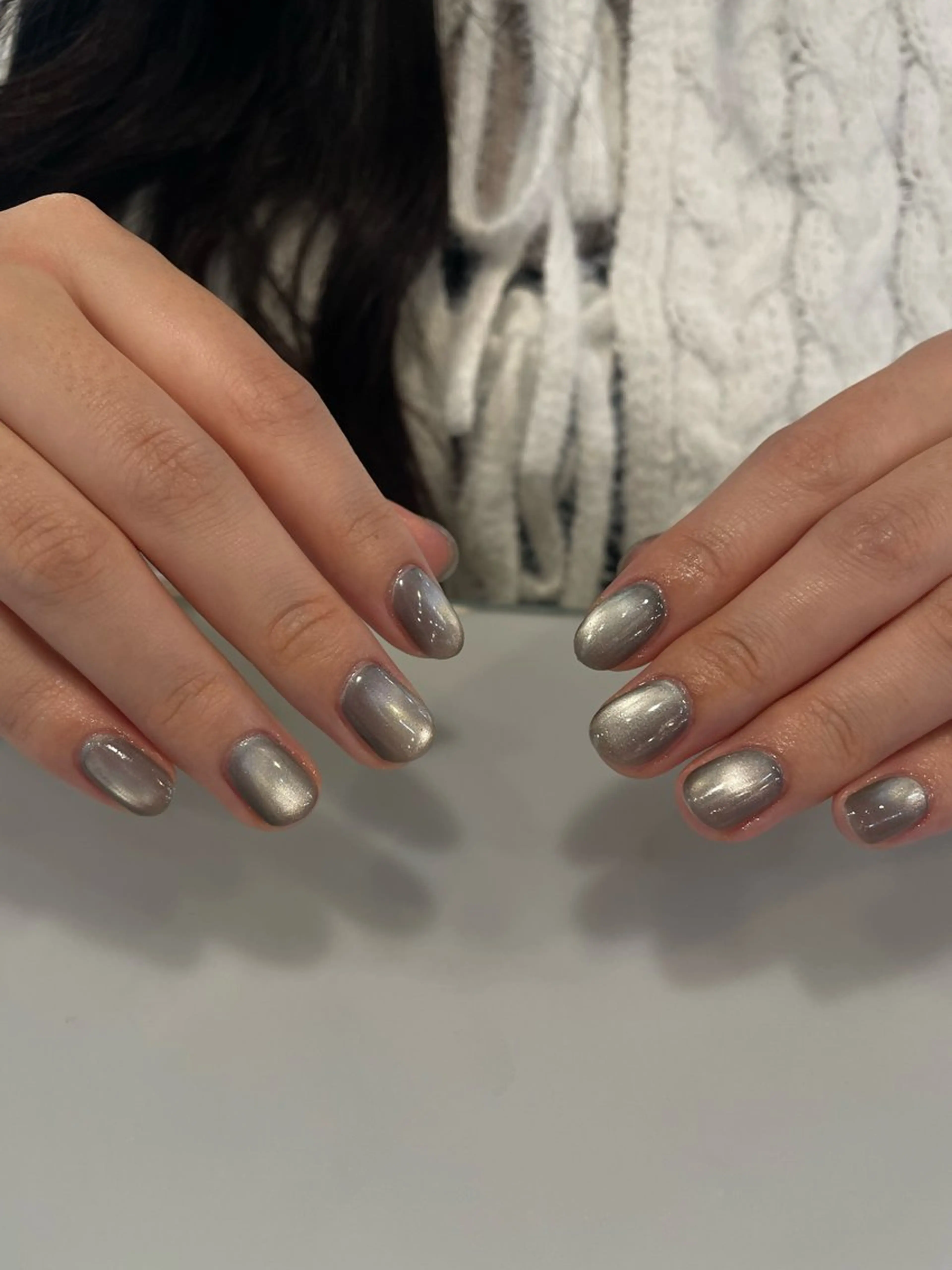 ネイル 氷ネイル・うるうるネイル マグネットネイル Nail salon Relum所属・小林 珠莉のネイルデザイン