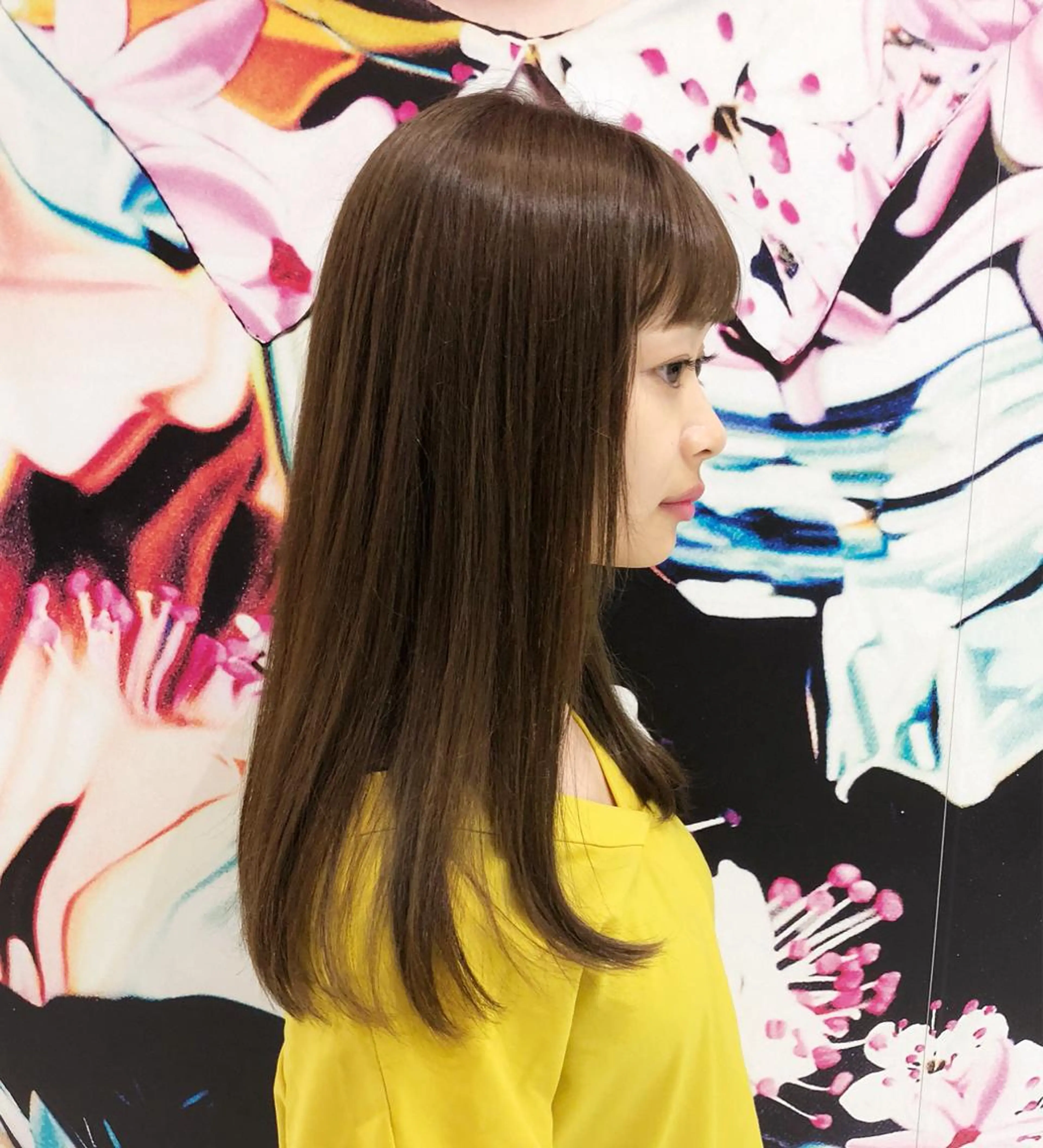 ロング パーマ nex the salon vlow所属・趙 英来のヘアスタイル