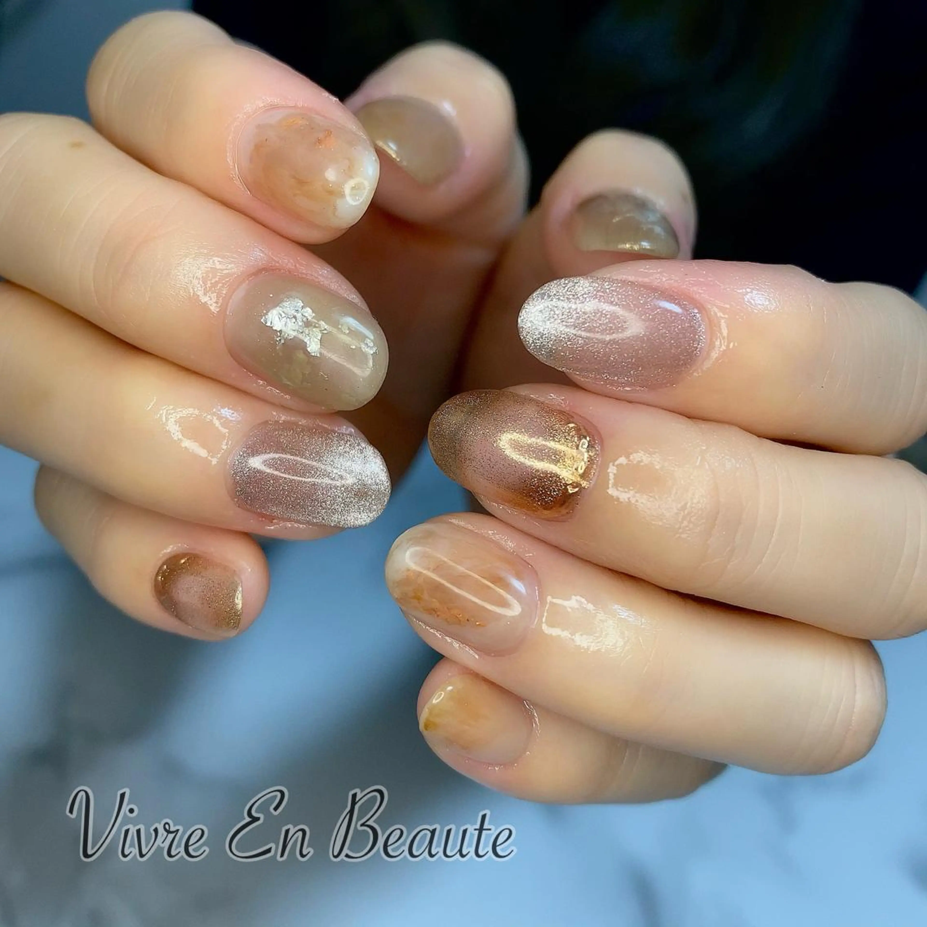 ネイル ミラーネイル ニュアンスネイル S Nailのネイルデザイン
