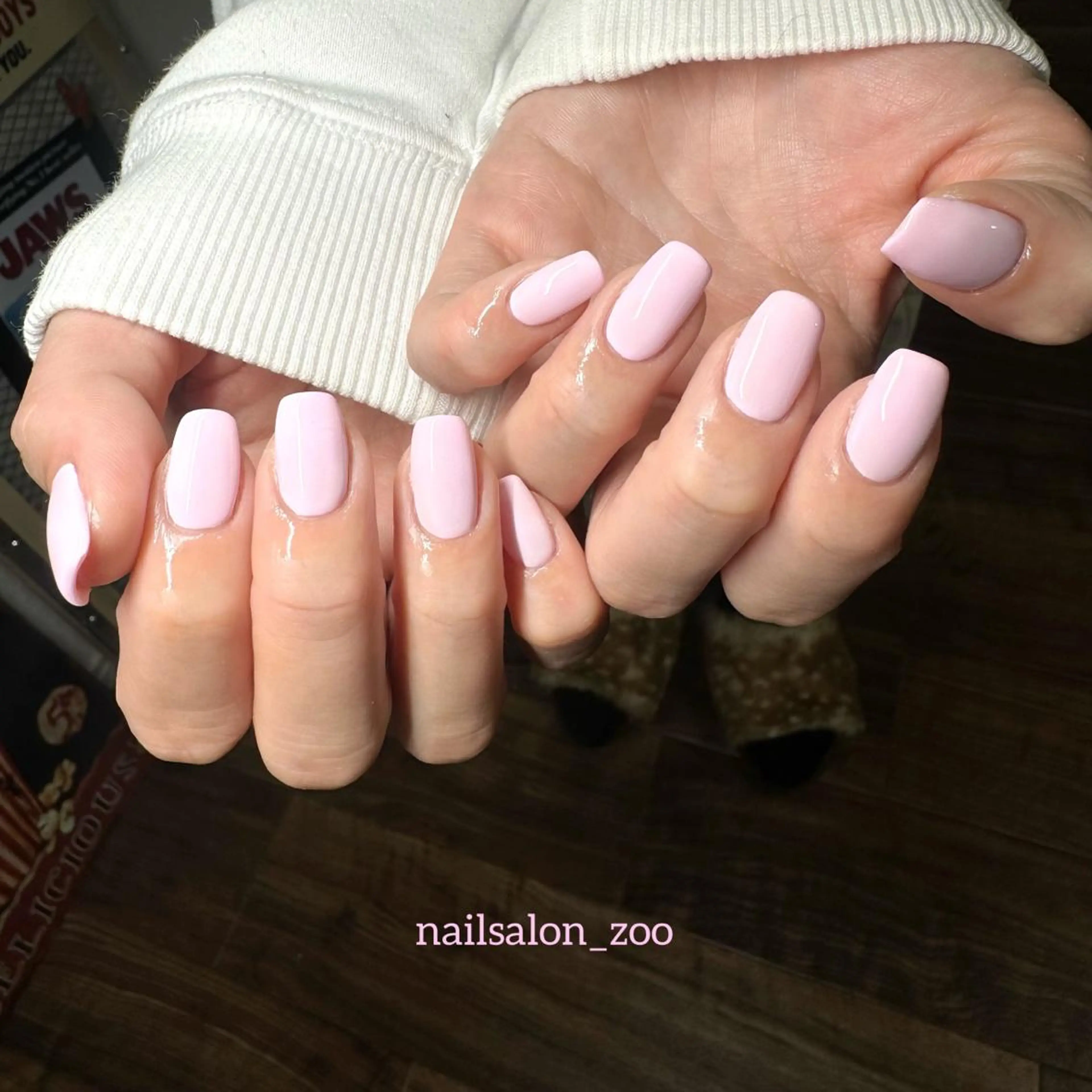 ネイル ニュアンスネイル ワンカラーネイル ピンク ハンドネイル Nroom.所属・Nroom. /はるのネイルデザイン