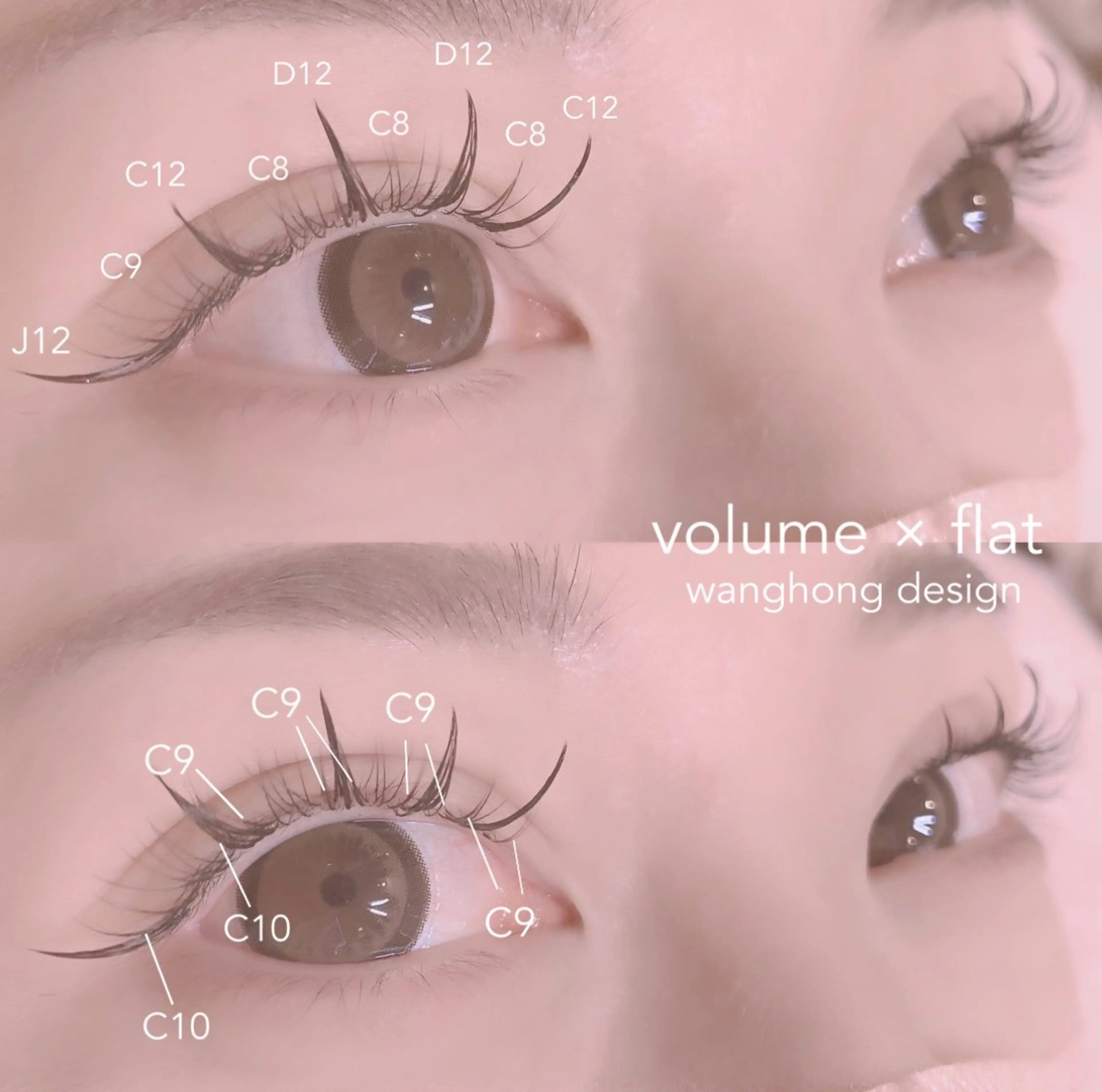 🇨🇳中華・網紅まつ毛❤️シングルフラット120~140程の濃さ🌙追加料金無し🌙下記説明必読の写真