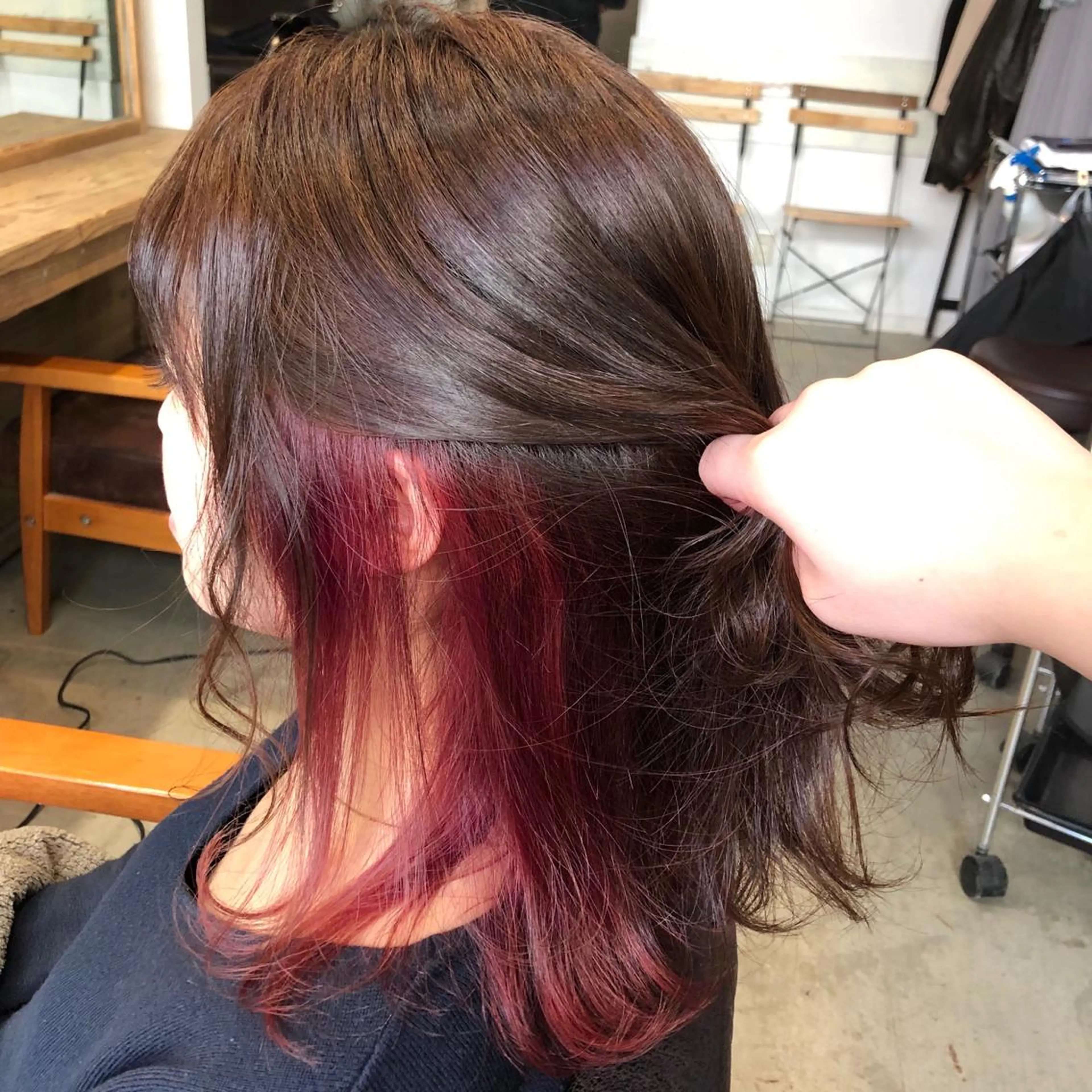 セミロング カラー piece201所属・藤原 ちひろのヘアスタイル