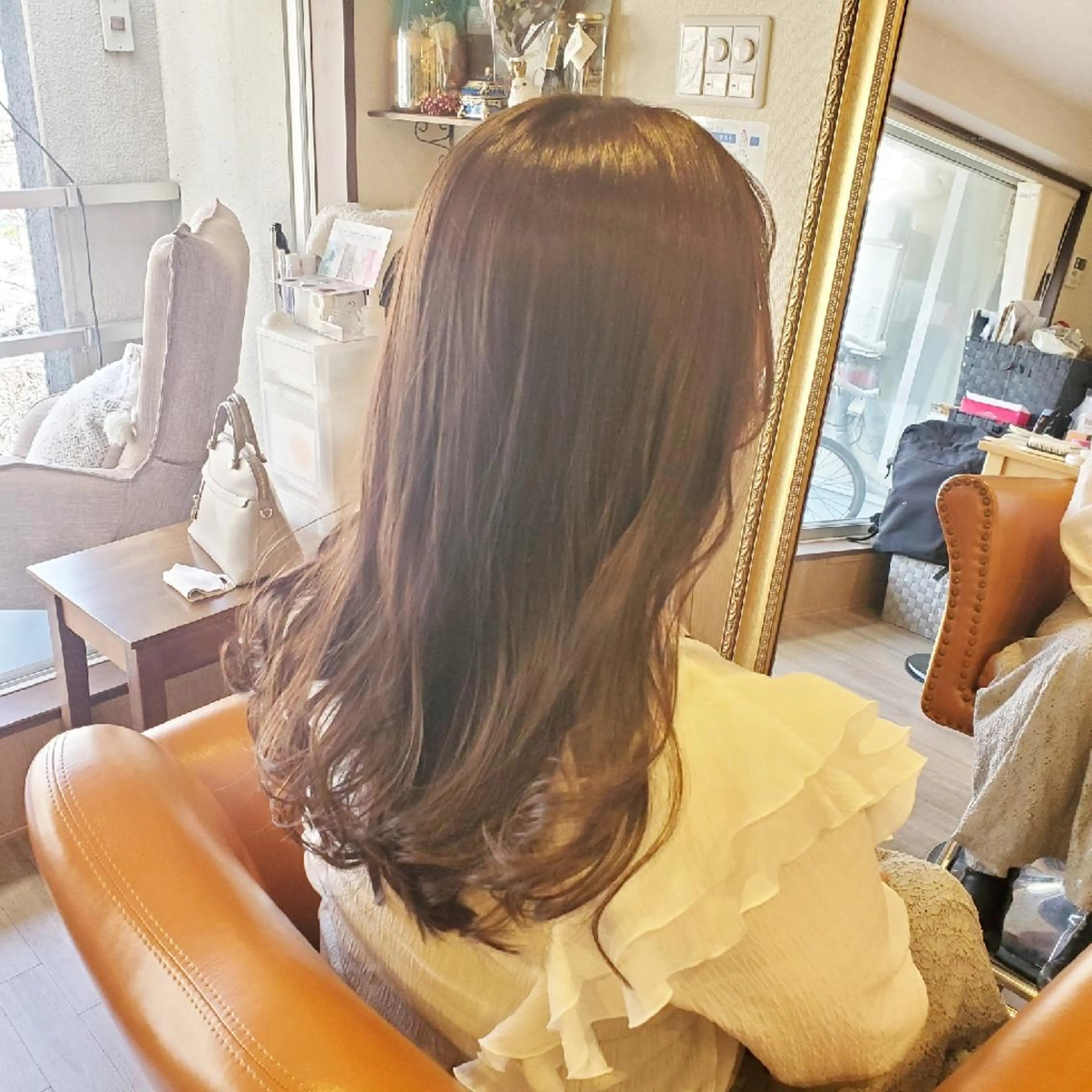 ロング カラー ブリーチ イルミナカラー 外国人風カラー トリートメント 酸熱トリートメント カット ヘアカラー トリートメント spa hair  ark 富井直美のヘアスタイル