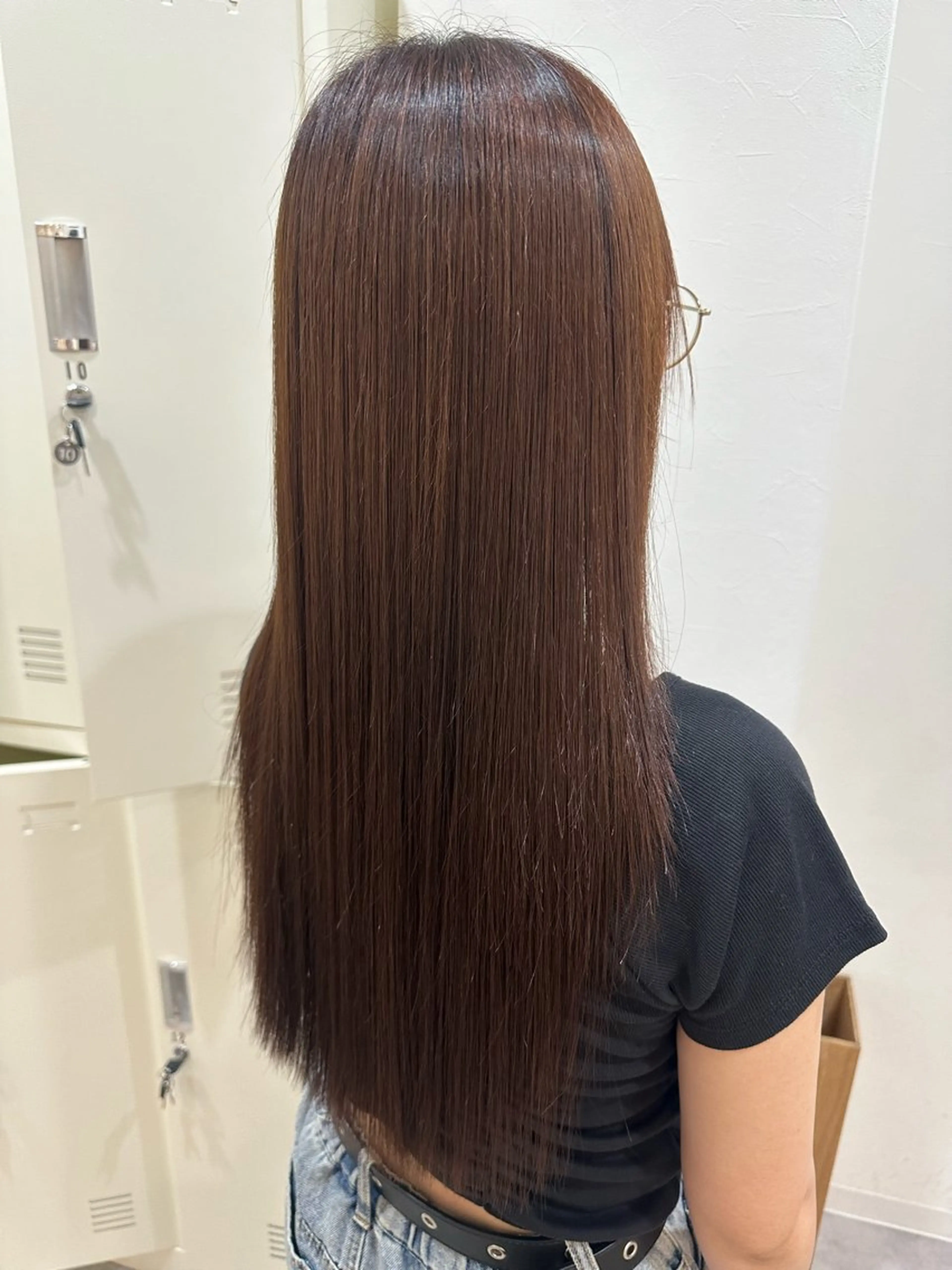 ロング カット 縮毛矯正 🫧MANA レイヤーカット🌙のヘアスタイル