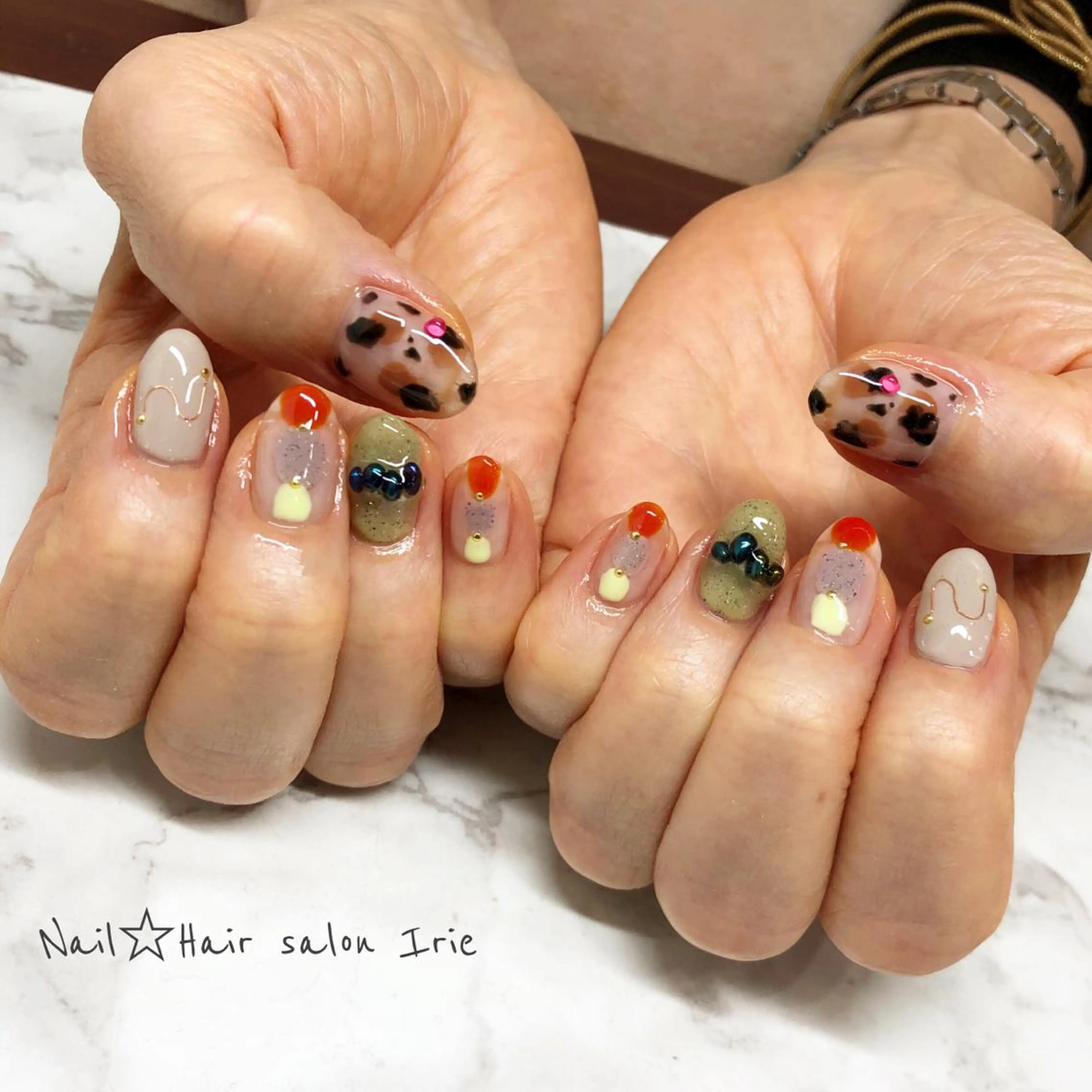 ネイル ハンドネイル Hair salon Irie所属・與儀 知佳のネイルデザイン