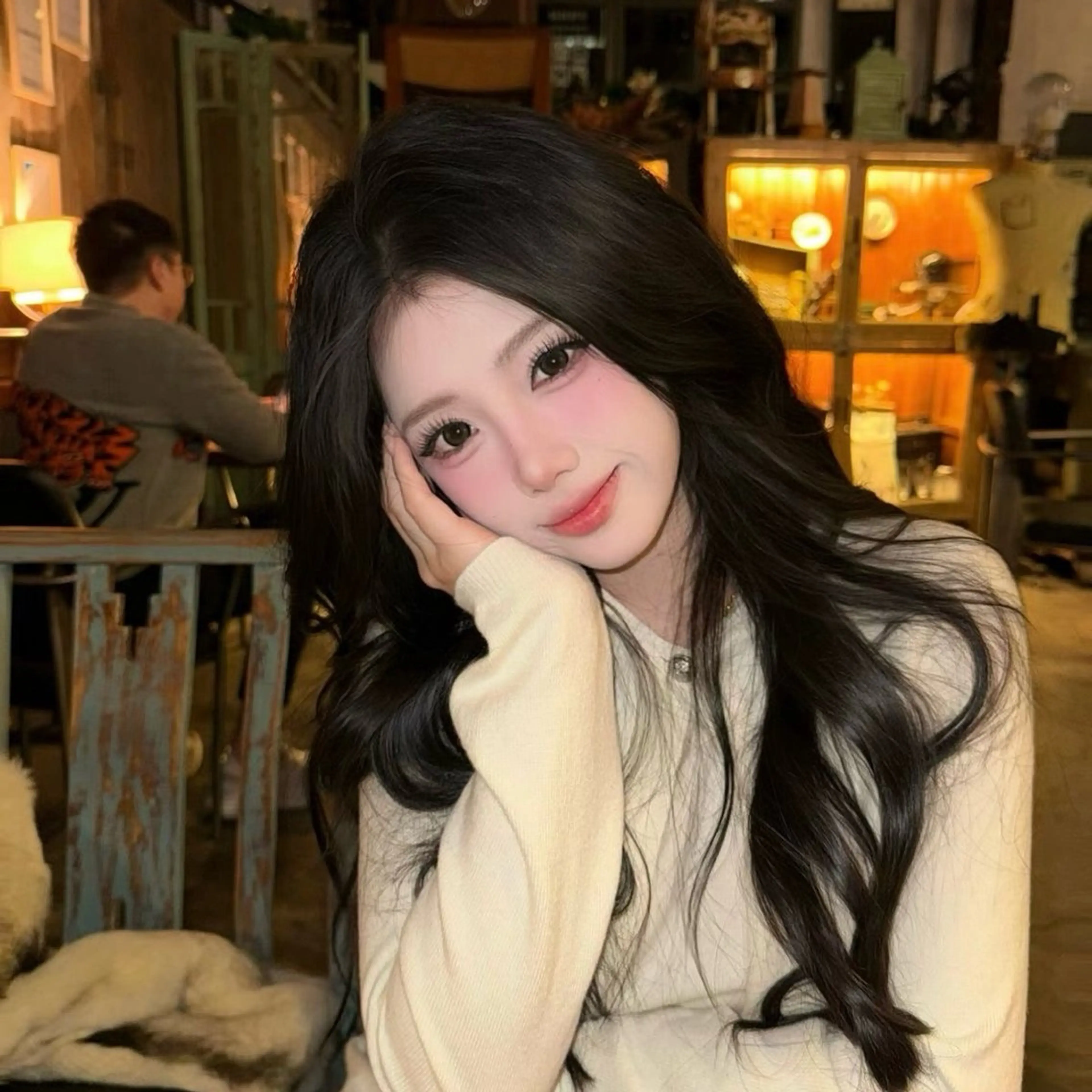 ロング カラー ヘアアレンジ カット ヘアカラー トリートメント 大人っぽ中韓レディ ヘア🤍MAOのヘアスタイル