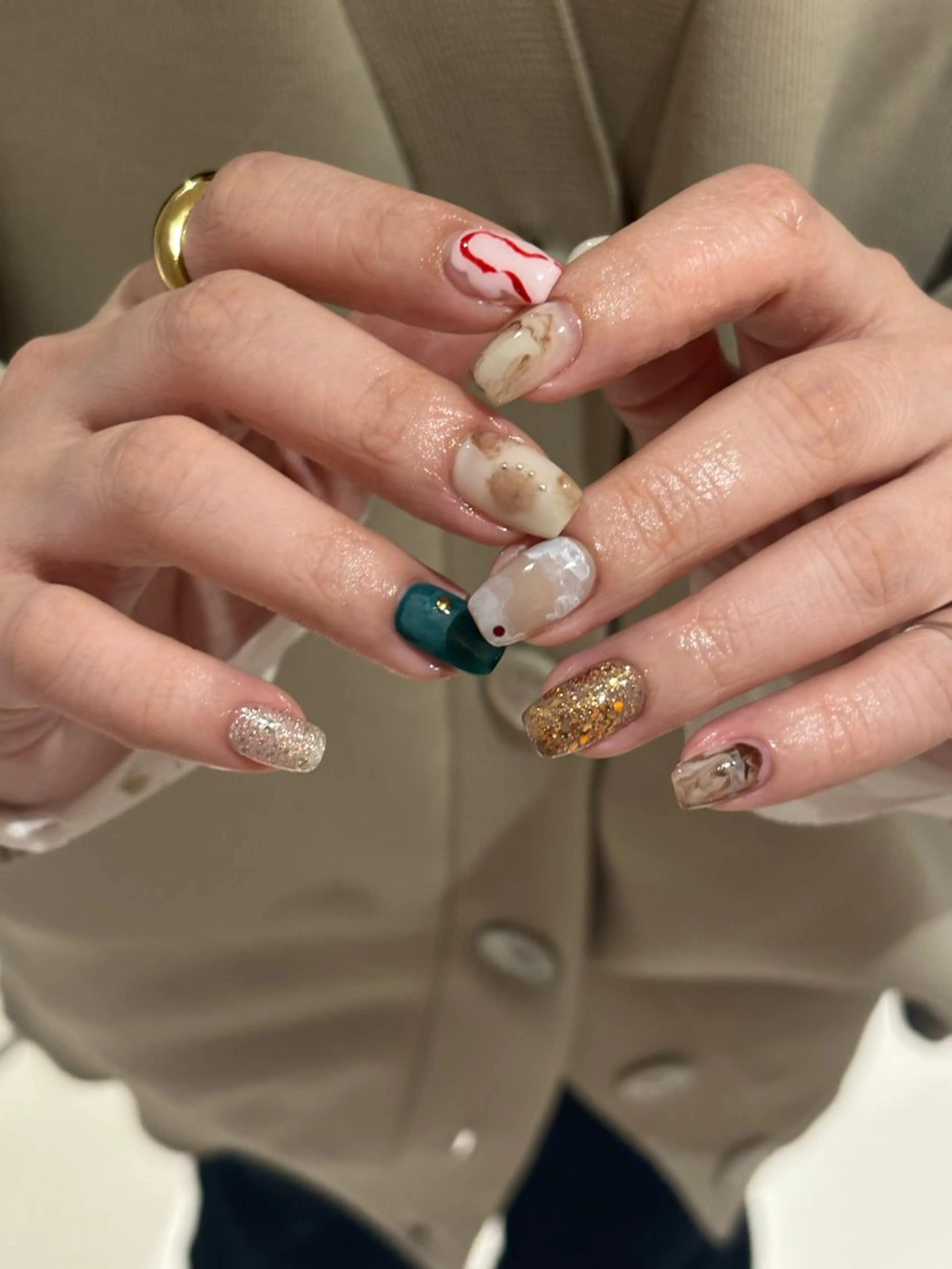 ネイル ハンドネイル 314 さんいちよん yumiのネイルデザイン