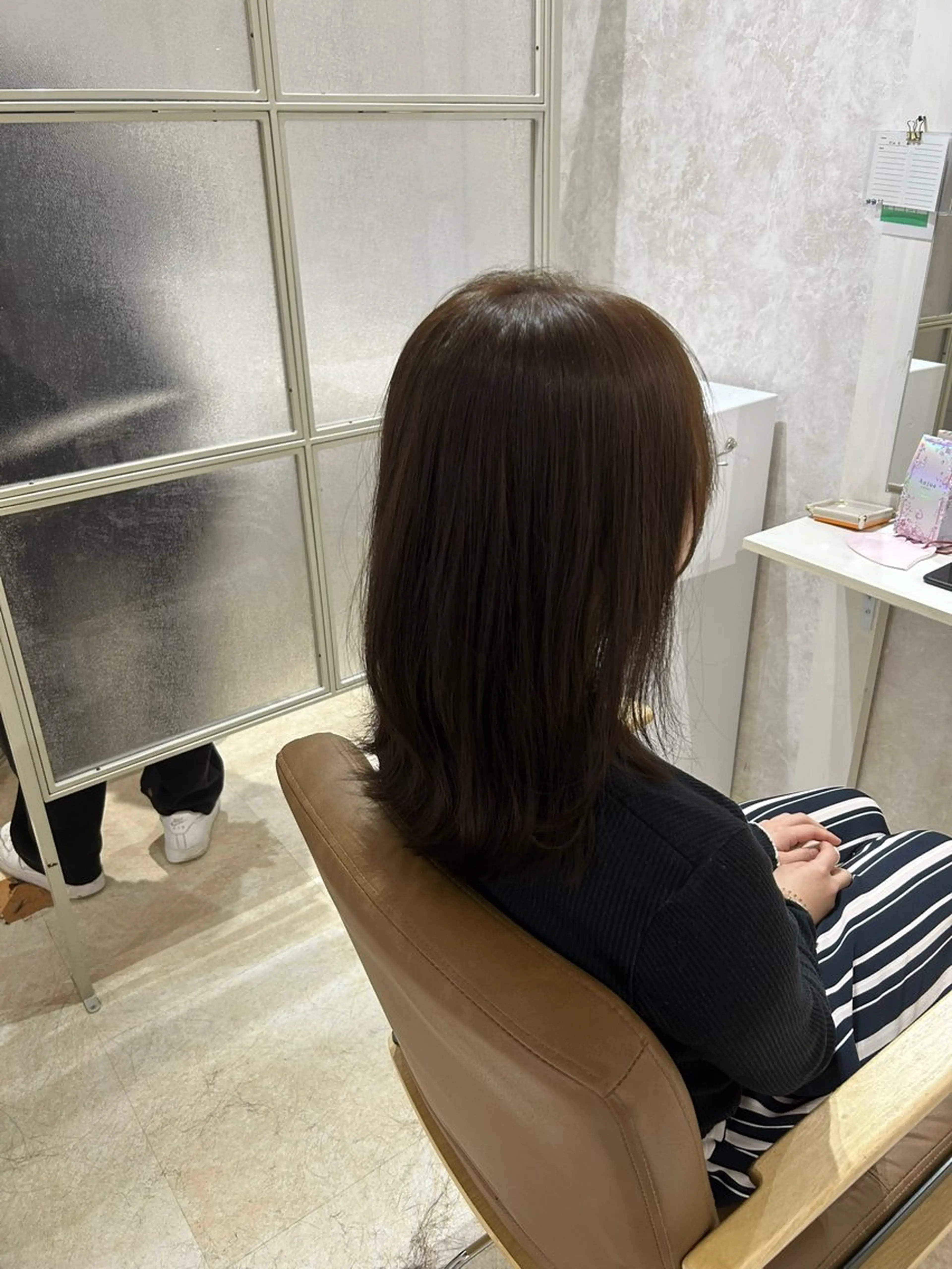 ミディアム カラー カット ヘアカラー トリートメント ヘアセット 💙まこと💙艶 カラー(Rico)のヘアスタイル