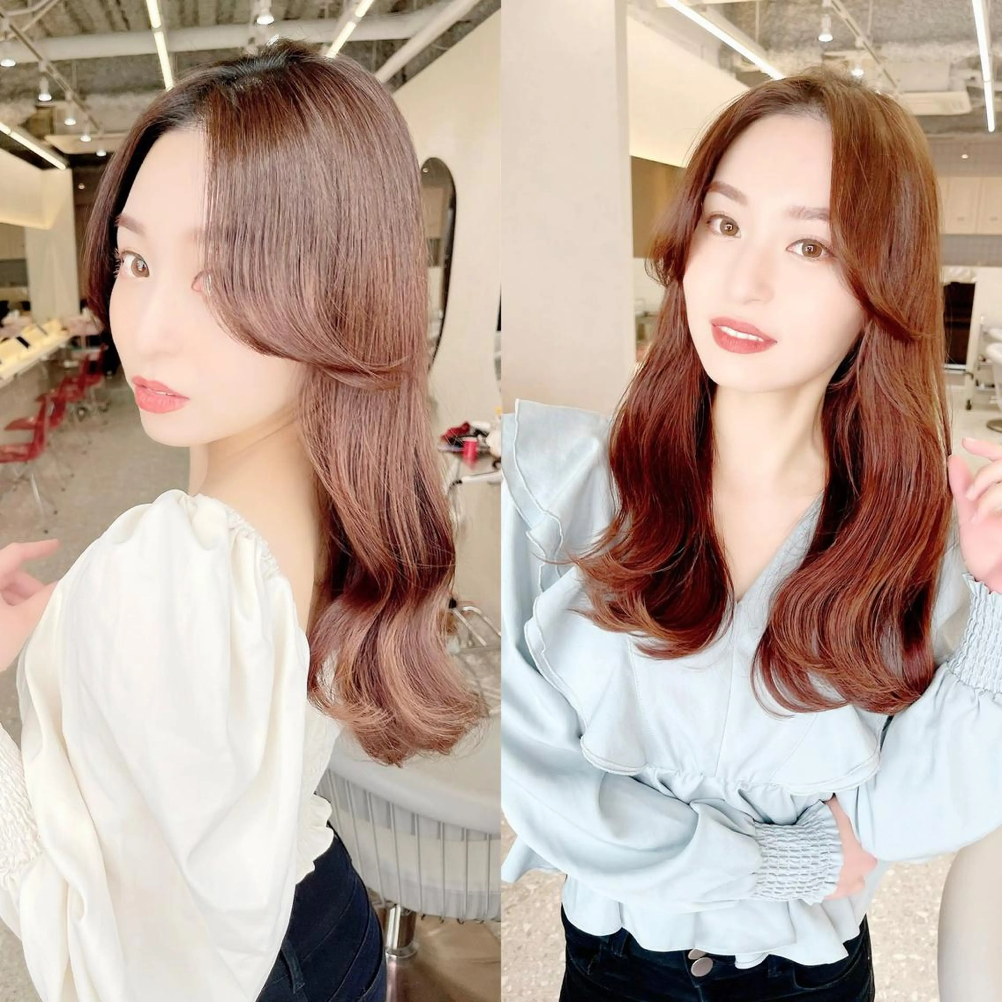 ロング シールエクステ エクステ 顔周りカット 髪質改善 韓国風ヘア カット ヘアカラー トリートメント 新宿/韓国レイヤー/ 髪質改善/佐藤航のヘアスタイル