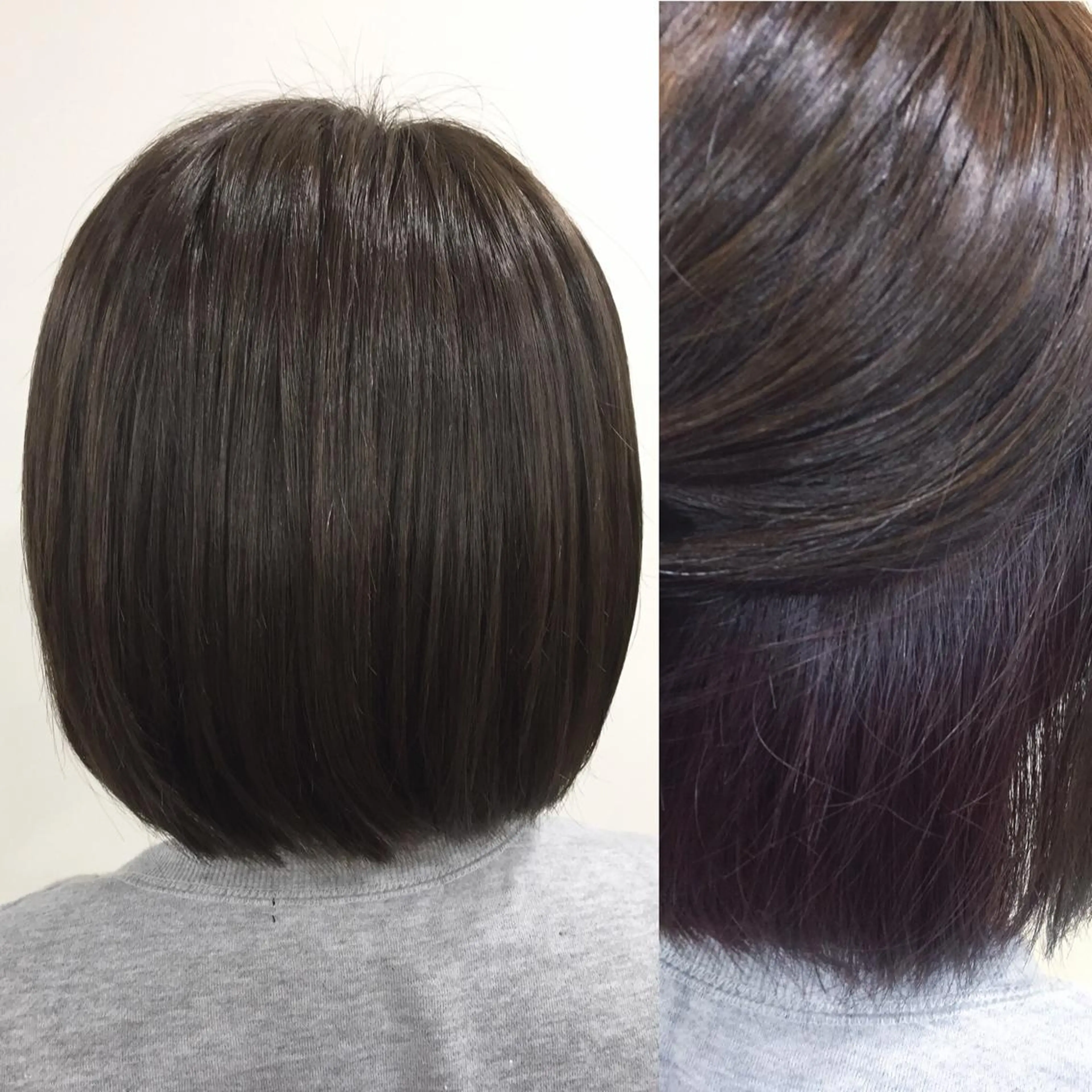 ショート カラー ブラウンカラー グレージュ バイオレットカラー ヘアカラー 🌛ダブルカラー 🌜SAYAKAのヘアスタイル