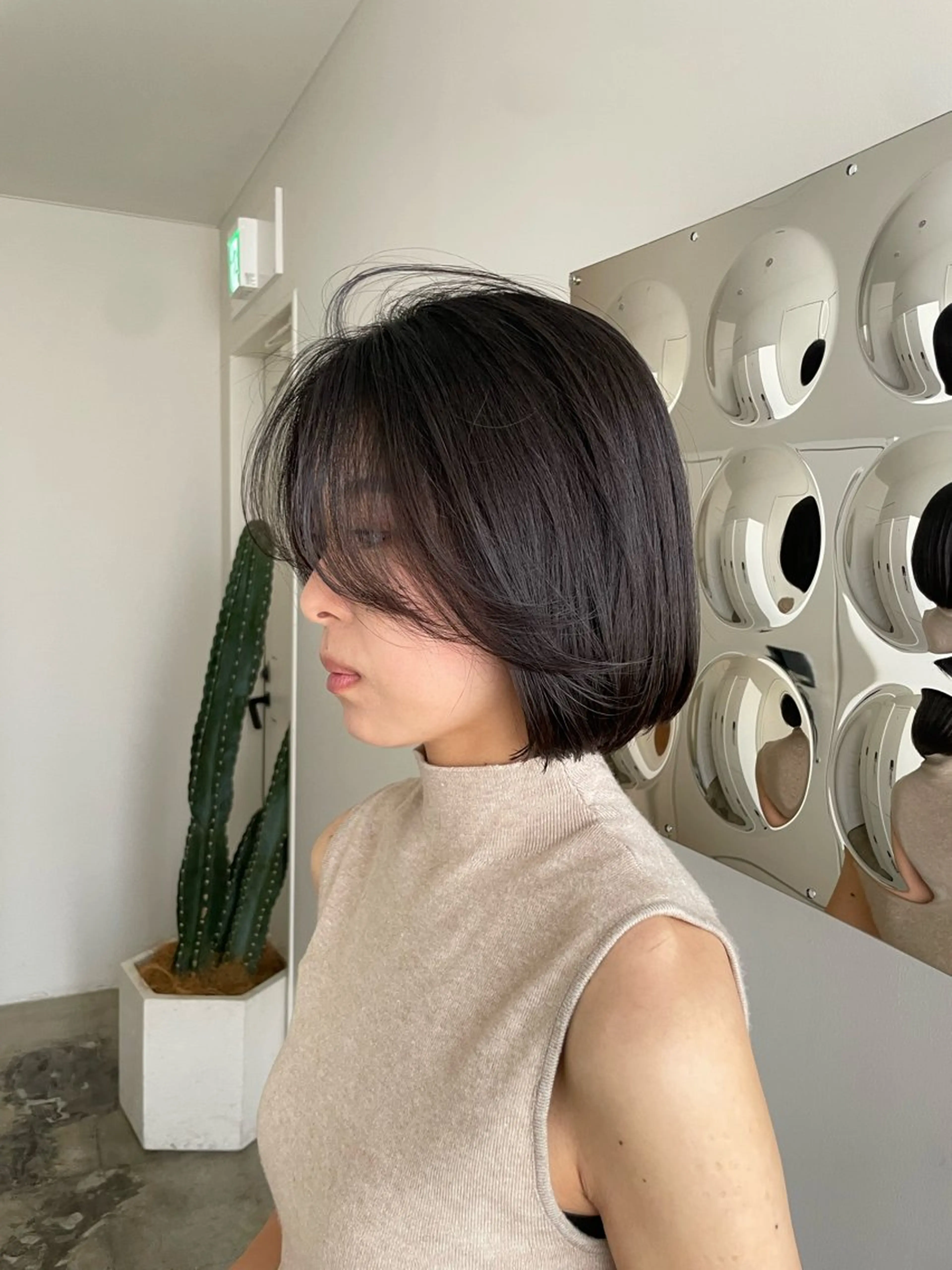 ショート カラー ボブレイヤー ボブ 顔まわりレイヤー レイヤーカット 🔥ボブ／レイヤー／ shingoのヘアスタイル