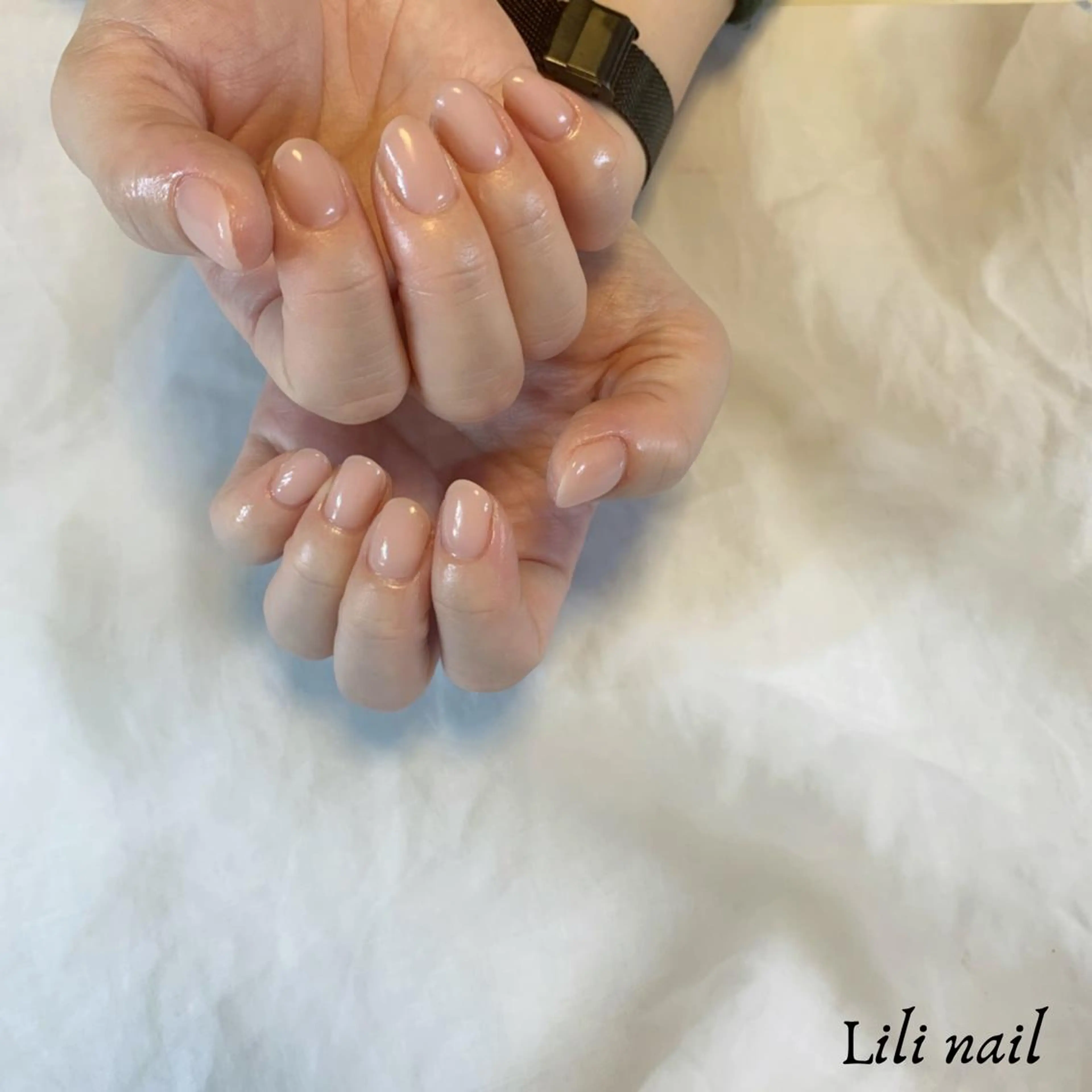 ショート ネイル クリアネイル ジェルネイル ハンドネイル Lili beauty salon所属・Lilibeauty salonのネイルデザイン