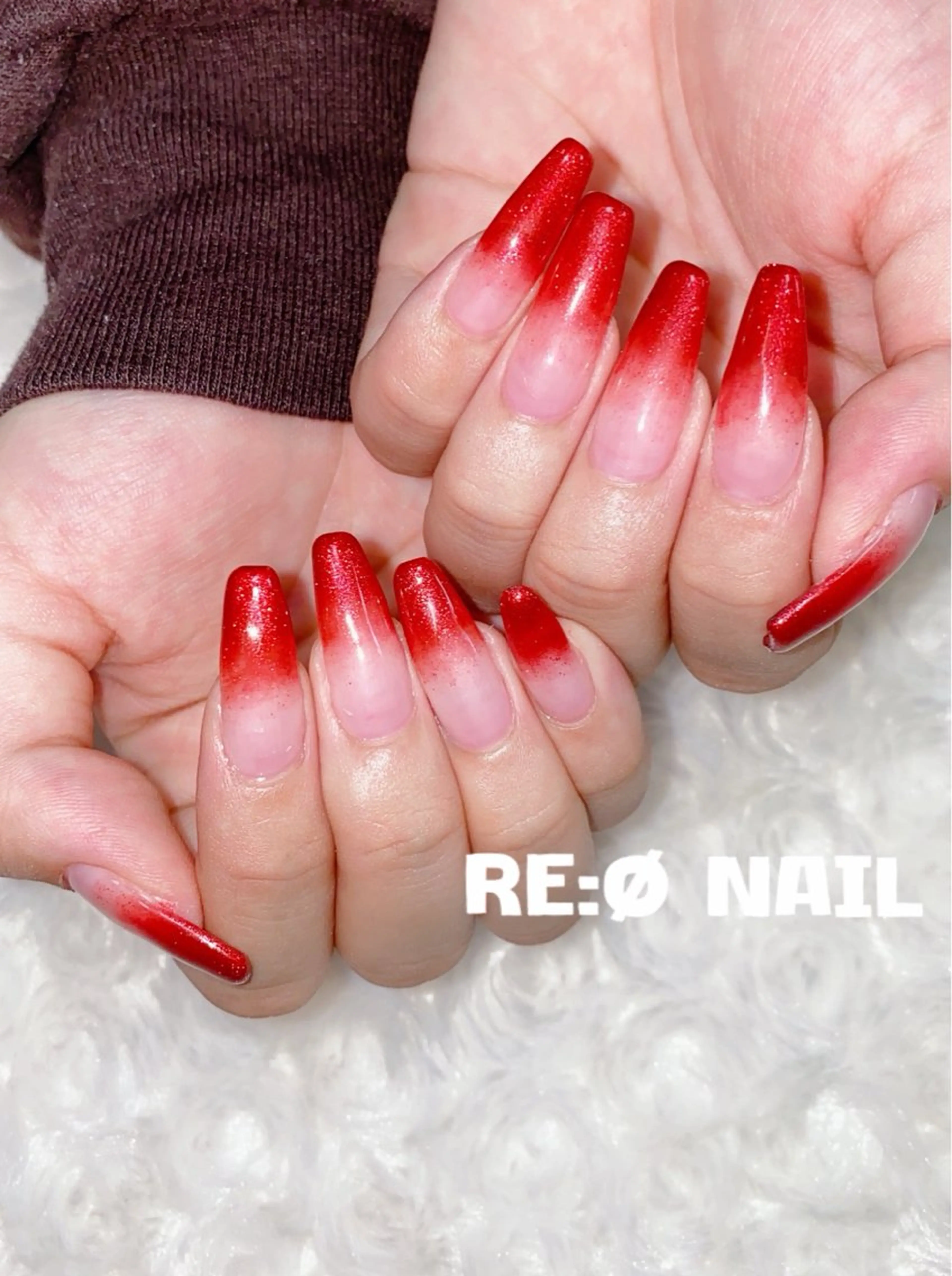 ネイル ラメ(グリッター) ハンドネイル Re:Ø nail 🩵TSUJIのネイルデザイン