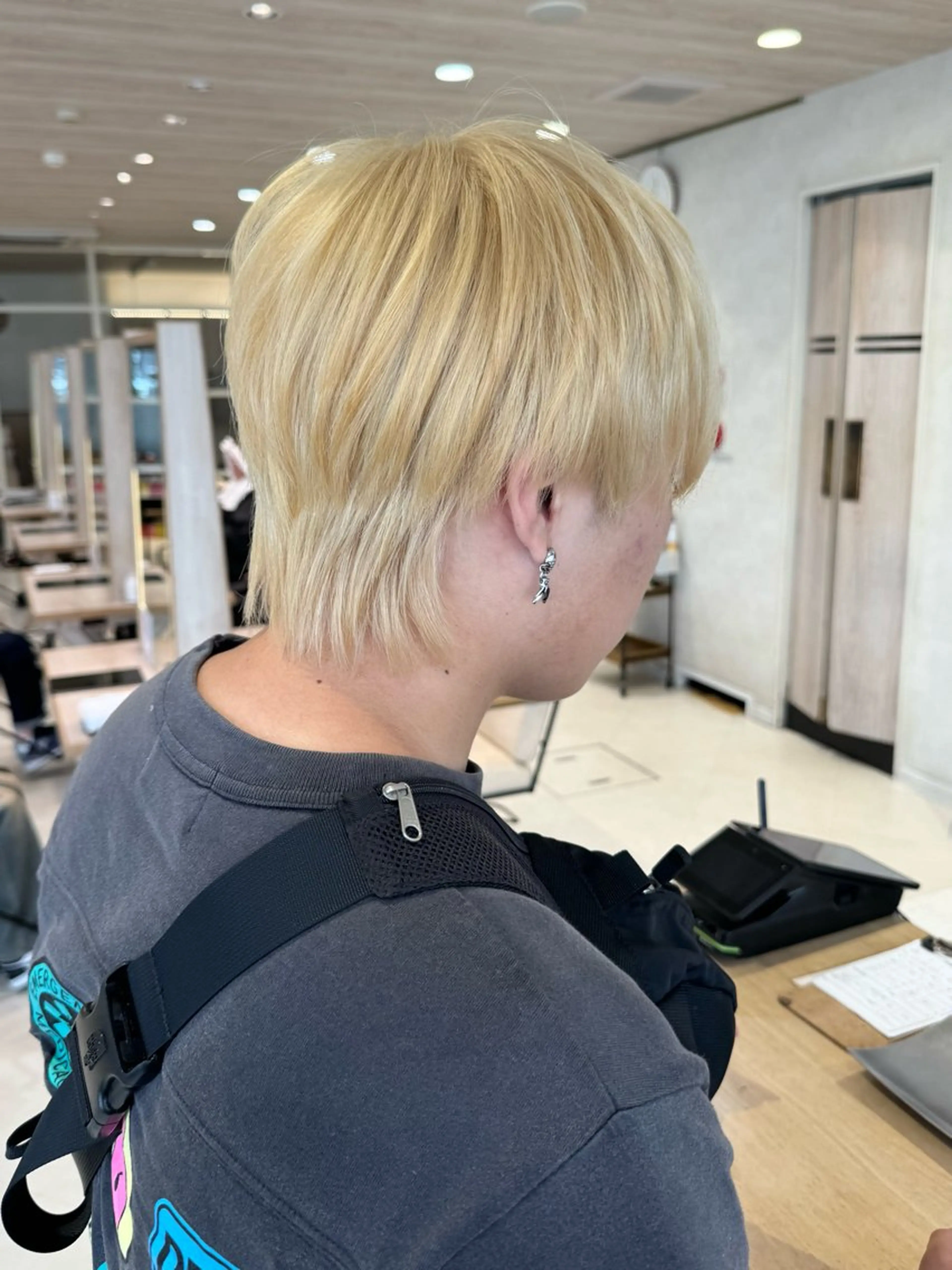 ショート カラー メンズ 艶カラー/暖色カラー /透明感/ryutoのヘアスタイル