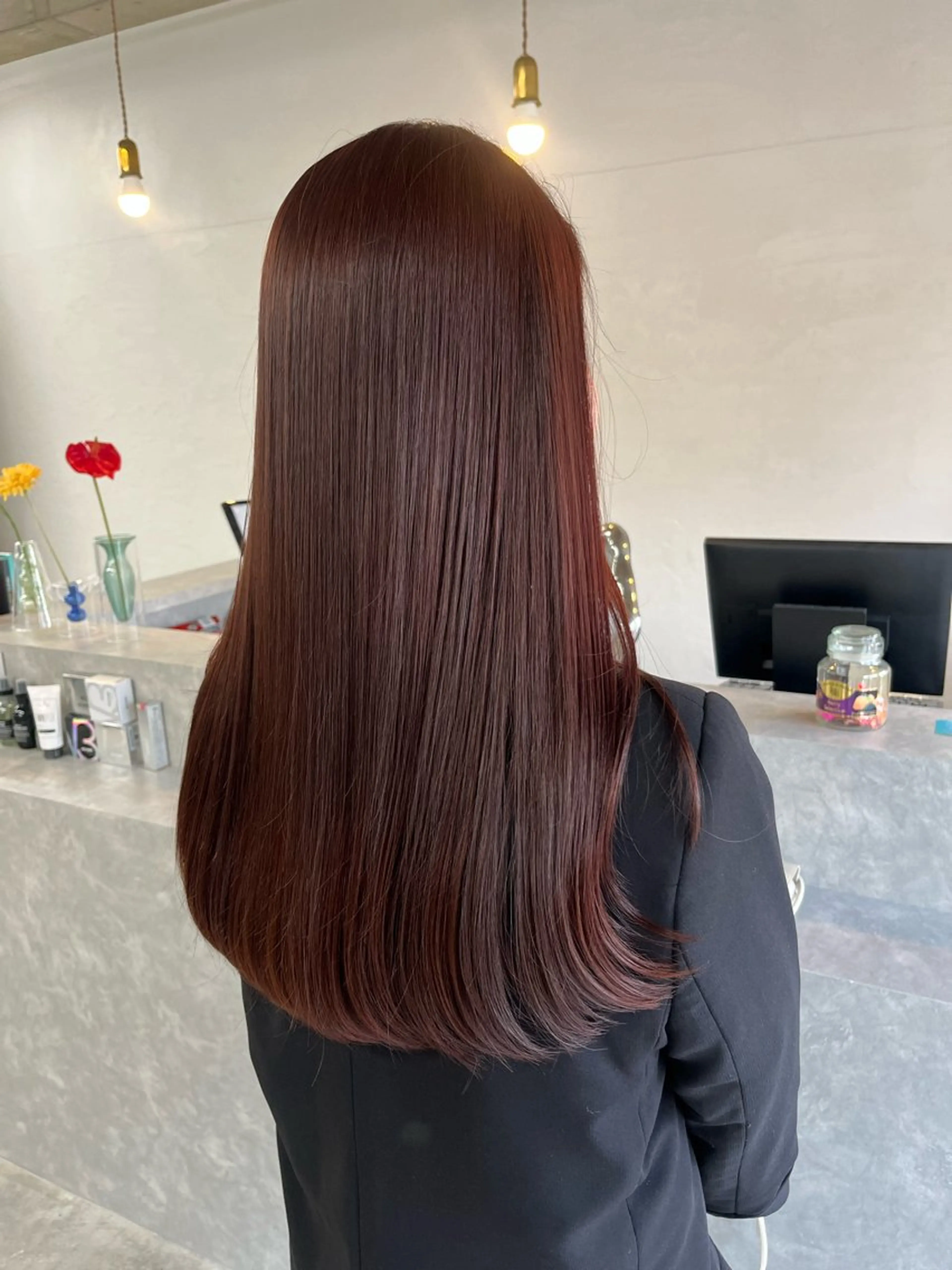 カラー ヘアカラー トリートメント miloc sayaのヘアスタイル