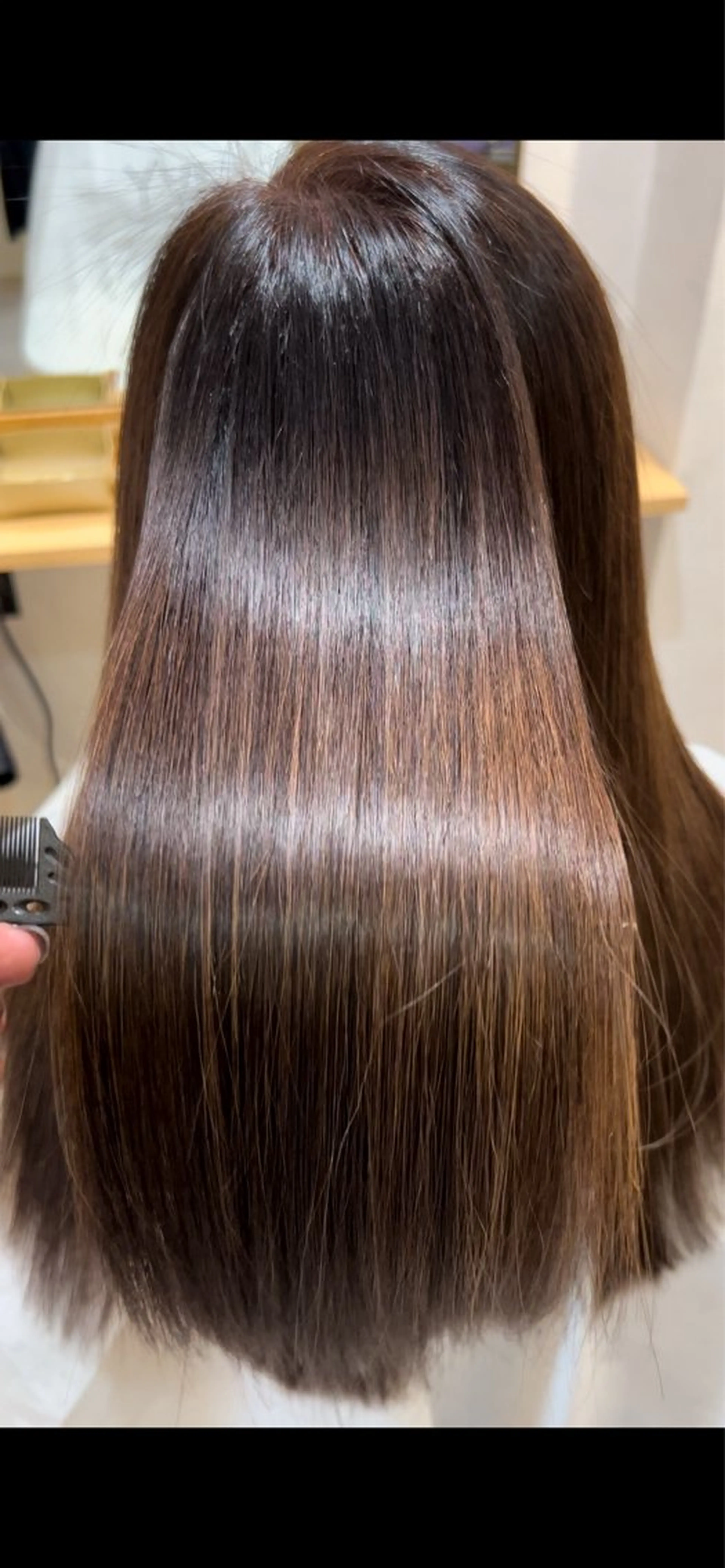 ロング ヘアカラー トリートメント ヘッドスパ 長濱 奏のヘアスタイル