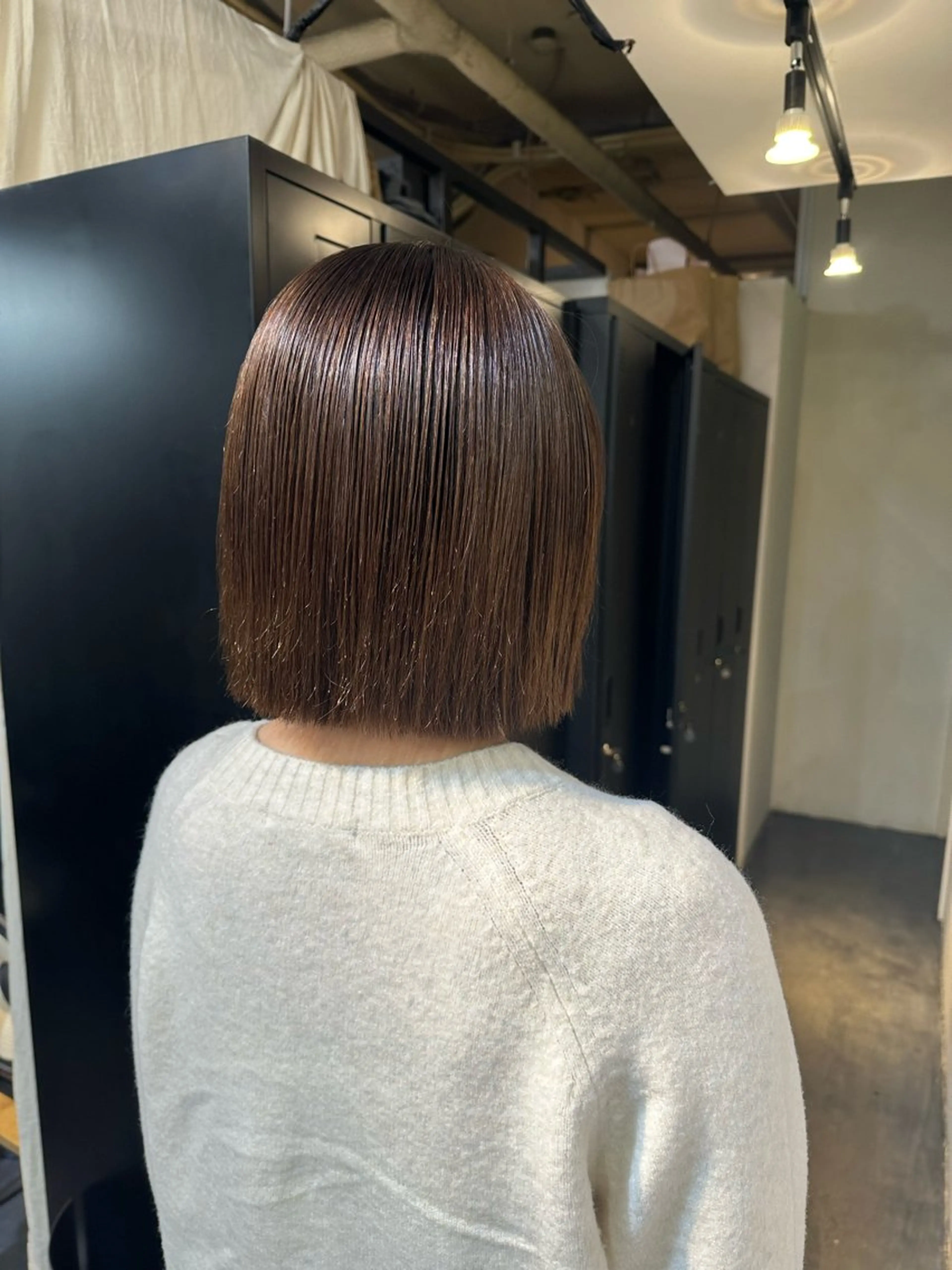 ショート 縮毛矯正 momo 札幌美容師のヘアスタイル