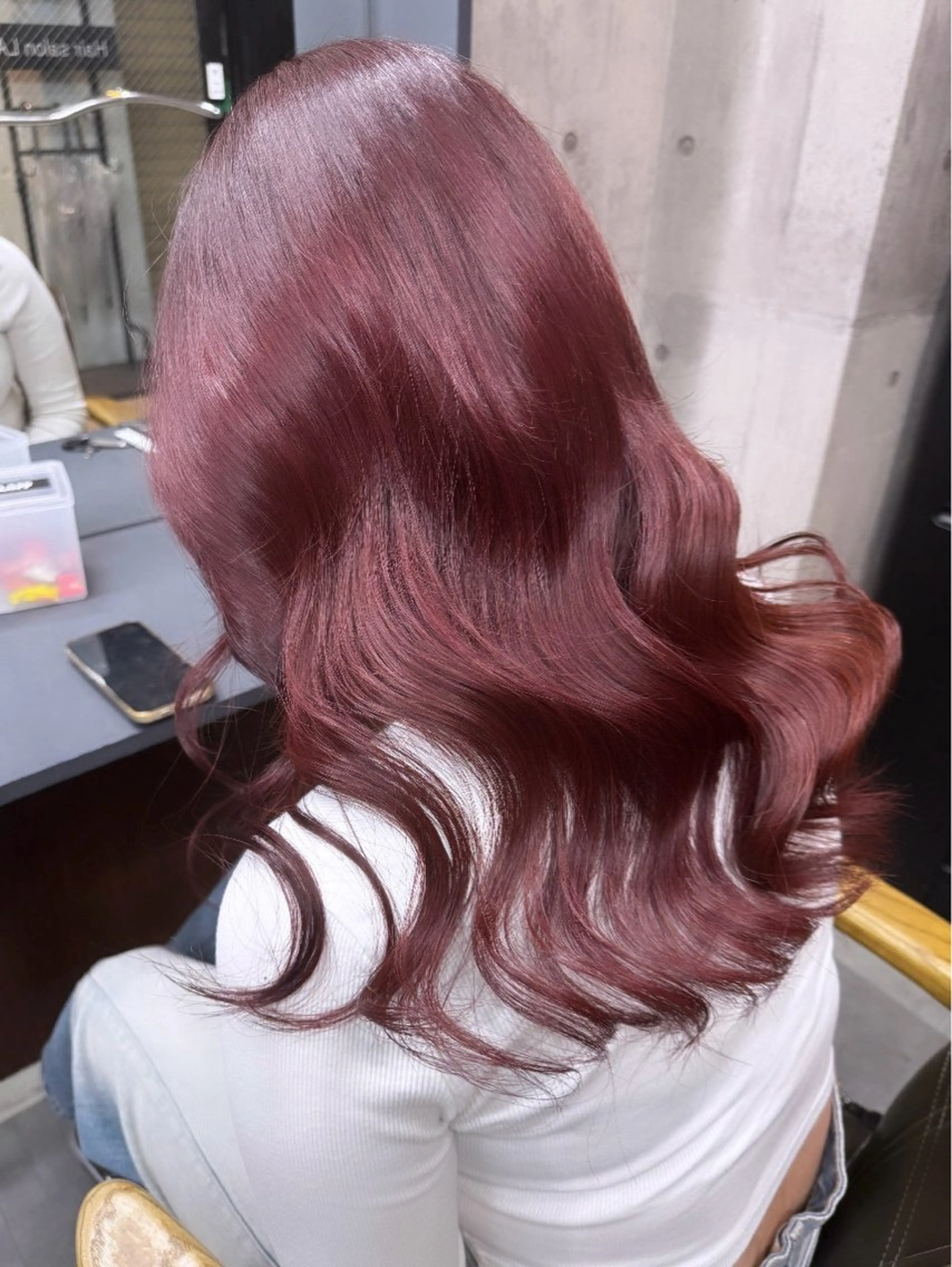 ロング カラー ヘアカラー LAFF ゆめのヘアスタイル