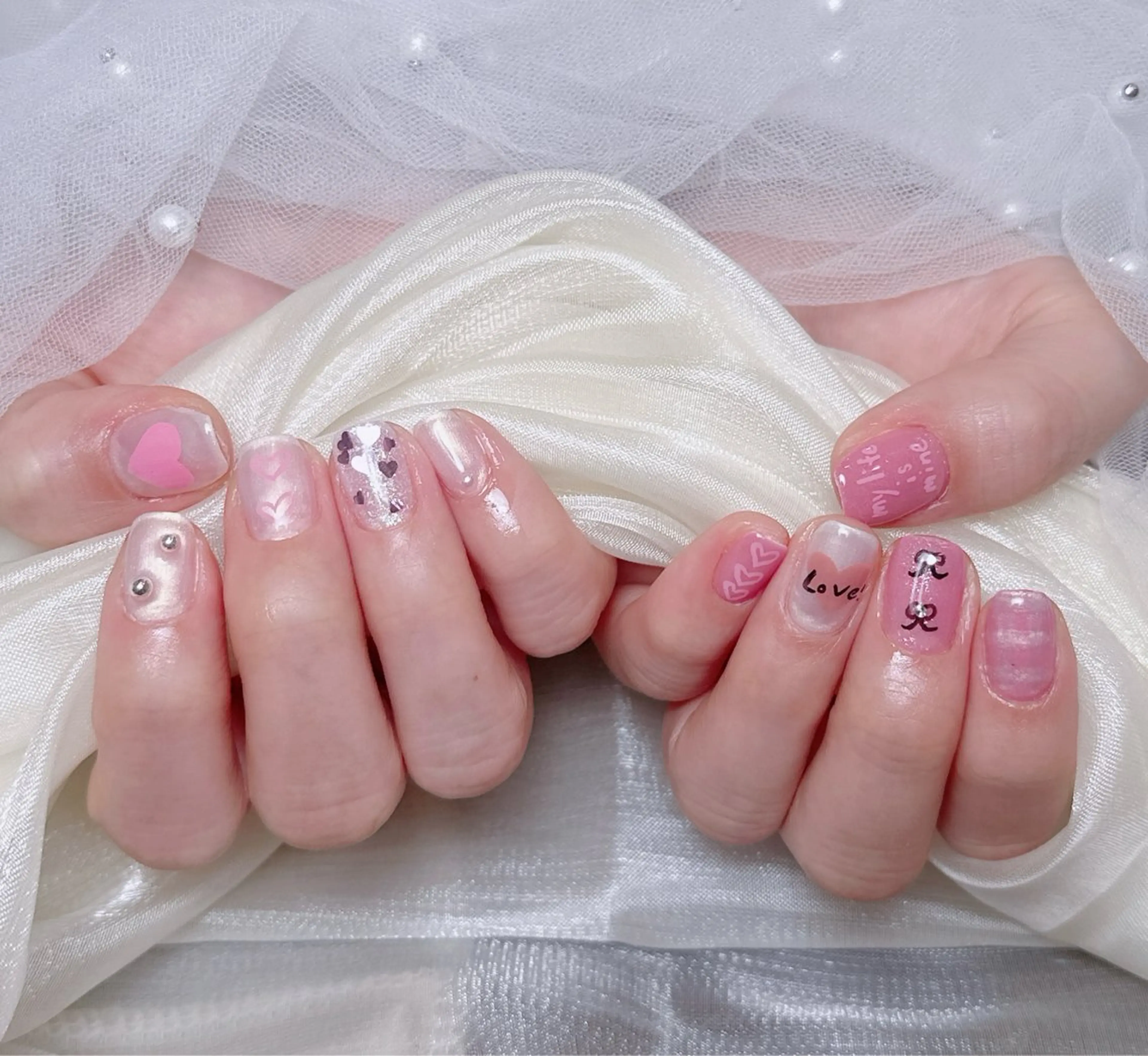 ネイル ハンドネイル ハンドケア 🎀も ものネイルデザイン