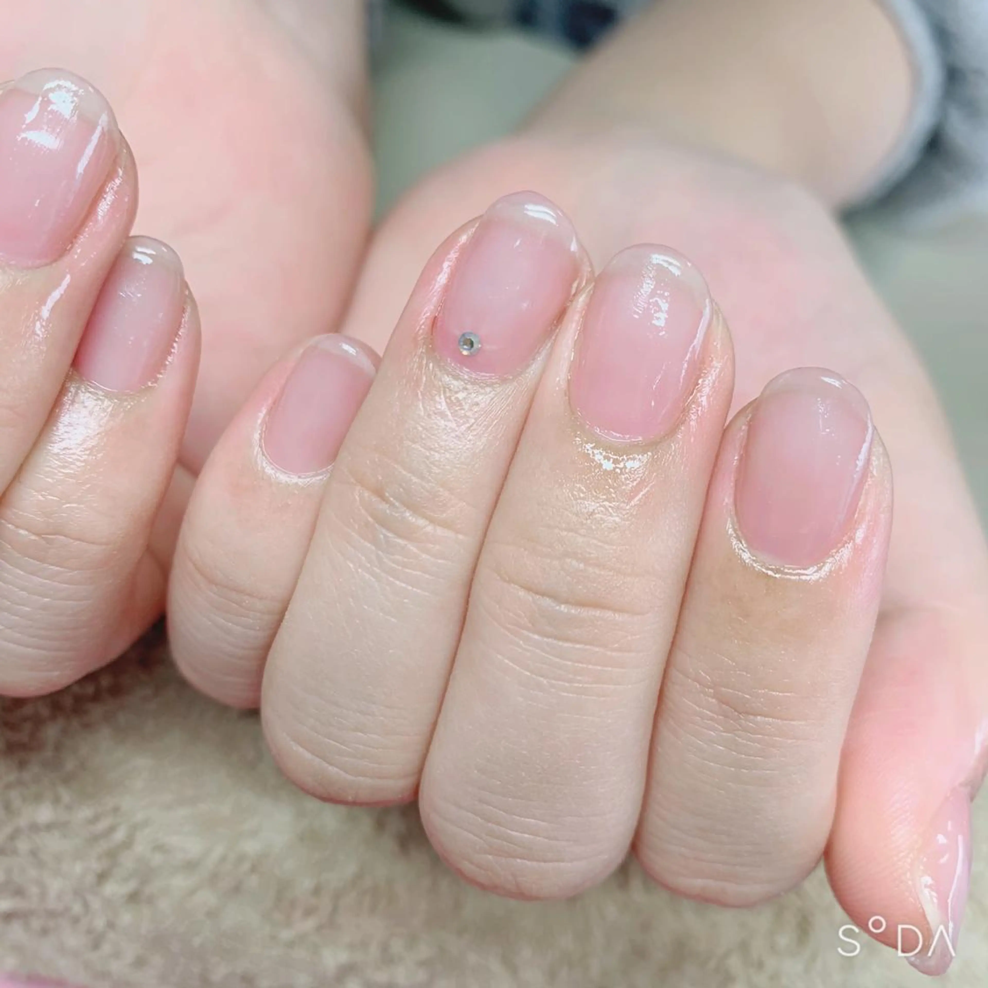 ネイル シンプルネイル NailSpace 猫のいるネイルサロンのネイルデザイン