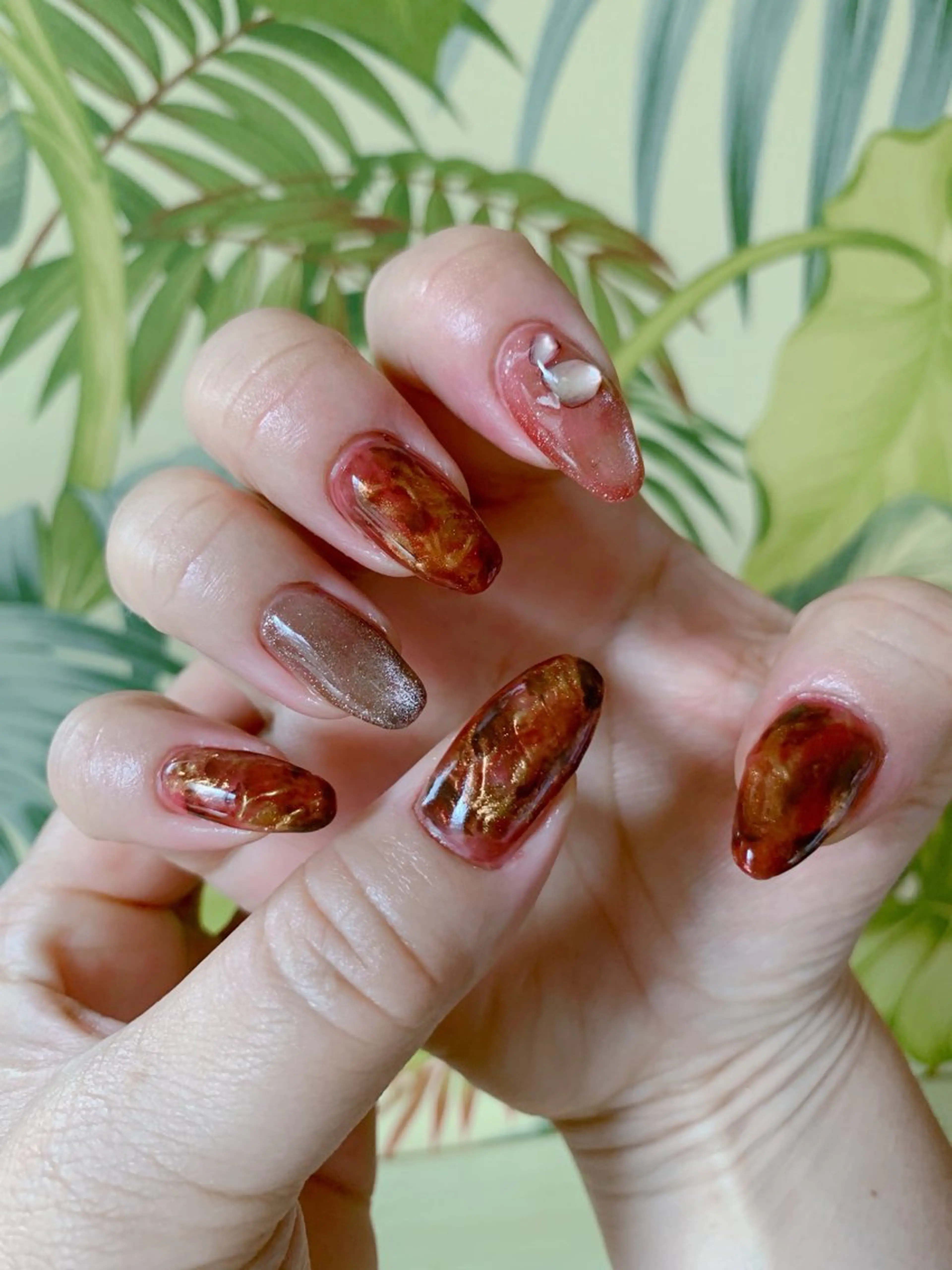 ネイル マグネットネイル フットネイル NAIL__KOKO 大竹のネイルデザイン