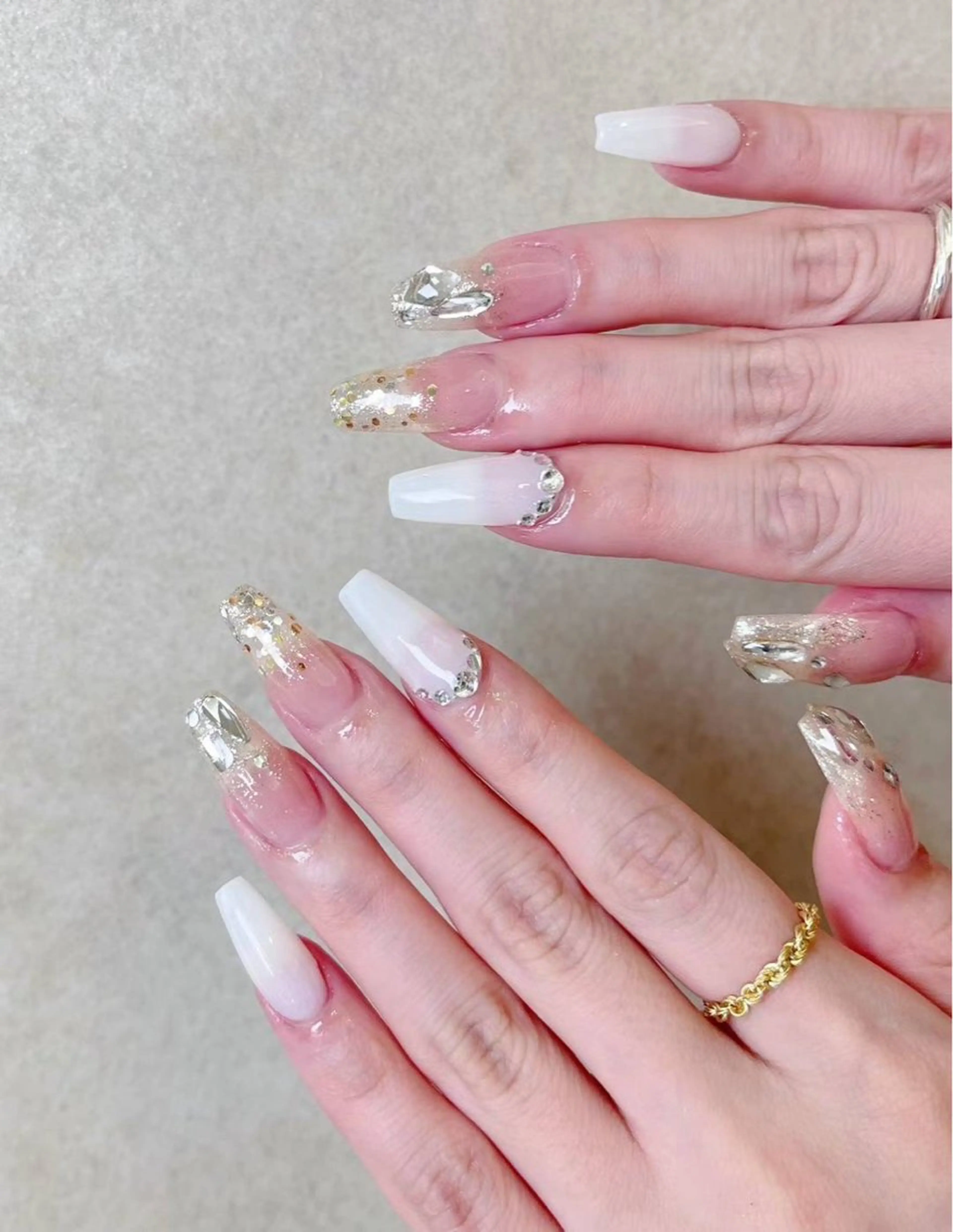 ネイル アートネイル フラワーネイル フットネイル ジェルネイル ゴールド Babarla nailのネイルデザイン