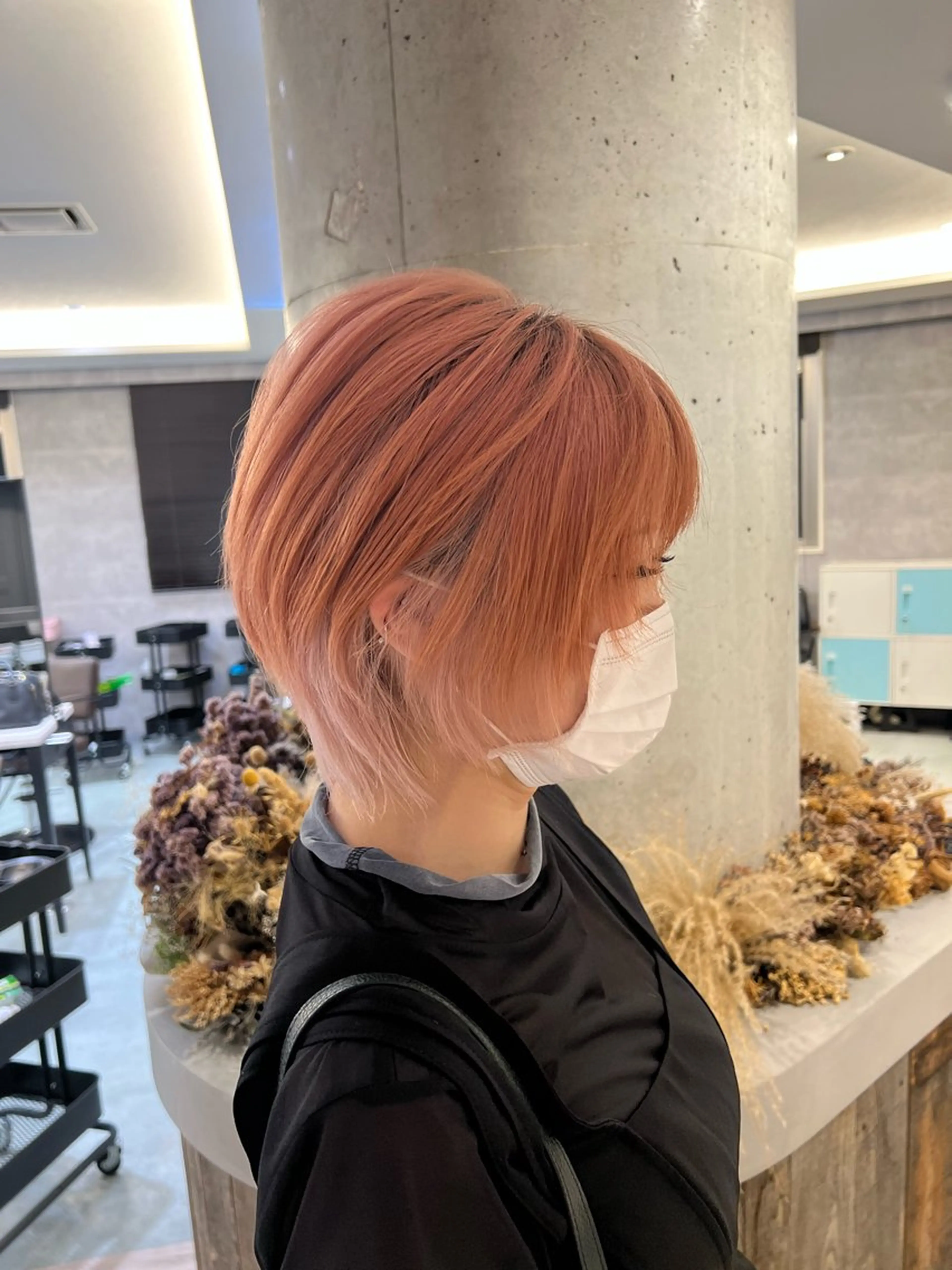 ショート 丸みショート ショートヘア ケアブリーチ🌟 ♢WATARU♢のヘアスタイル