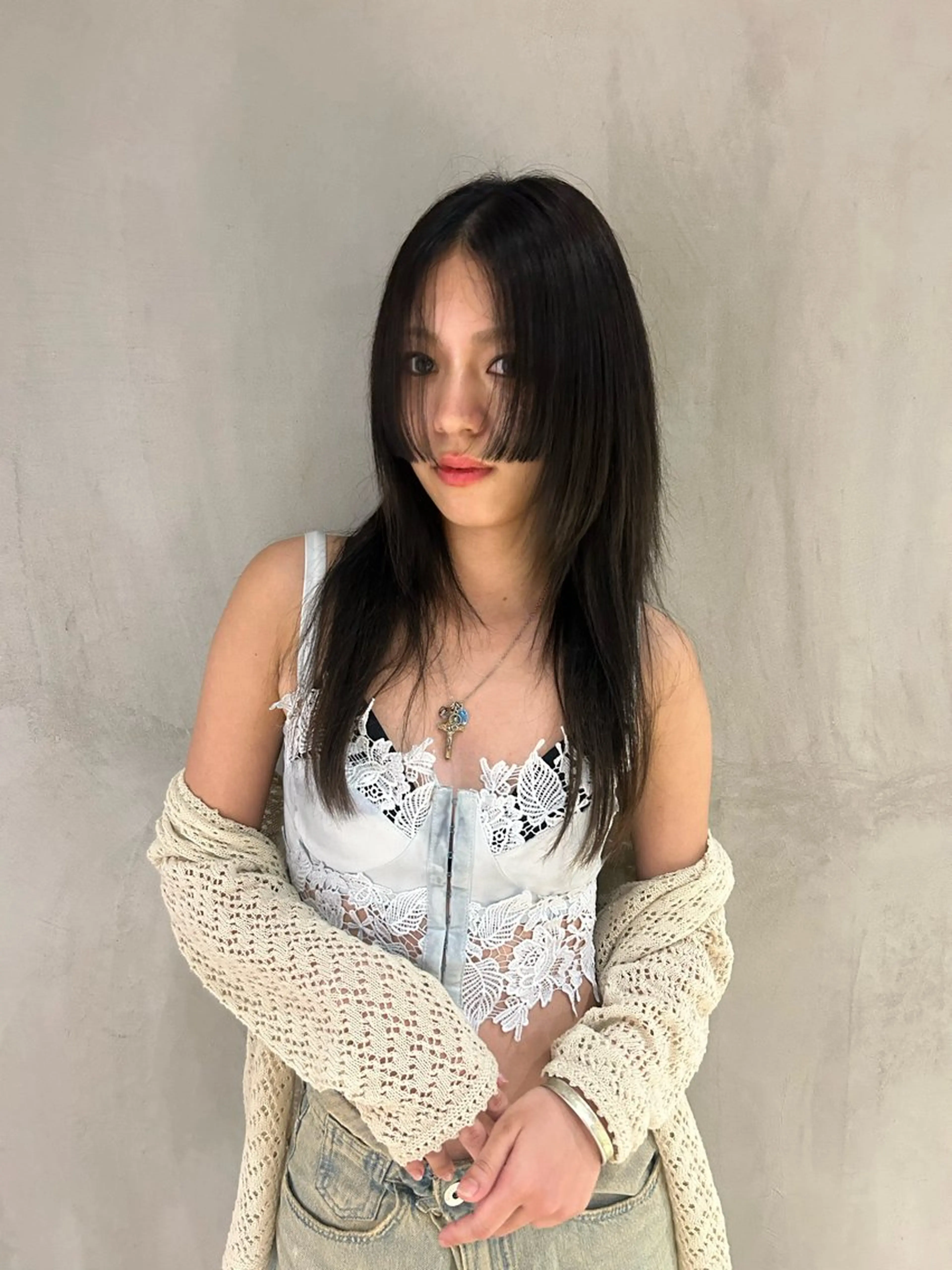 カラー ✧ブリーチ/レイヤー /momo✧のヘアスタイル