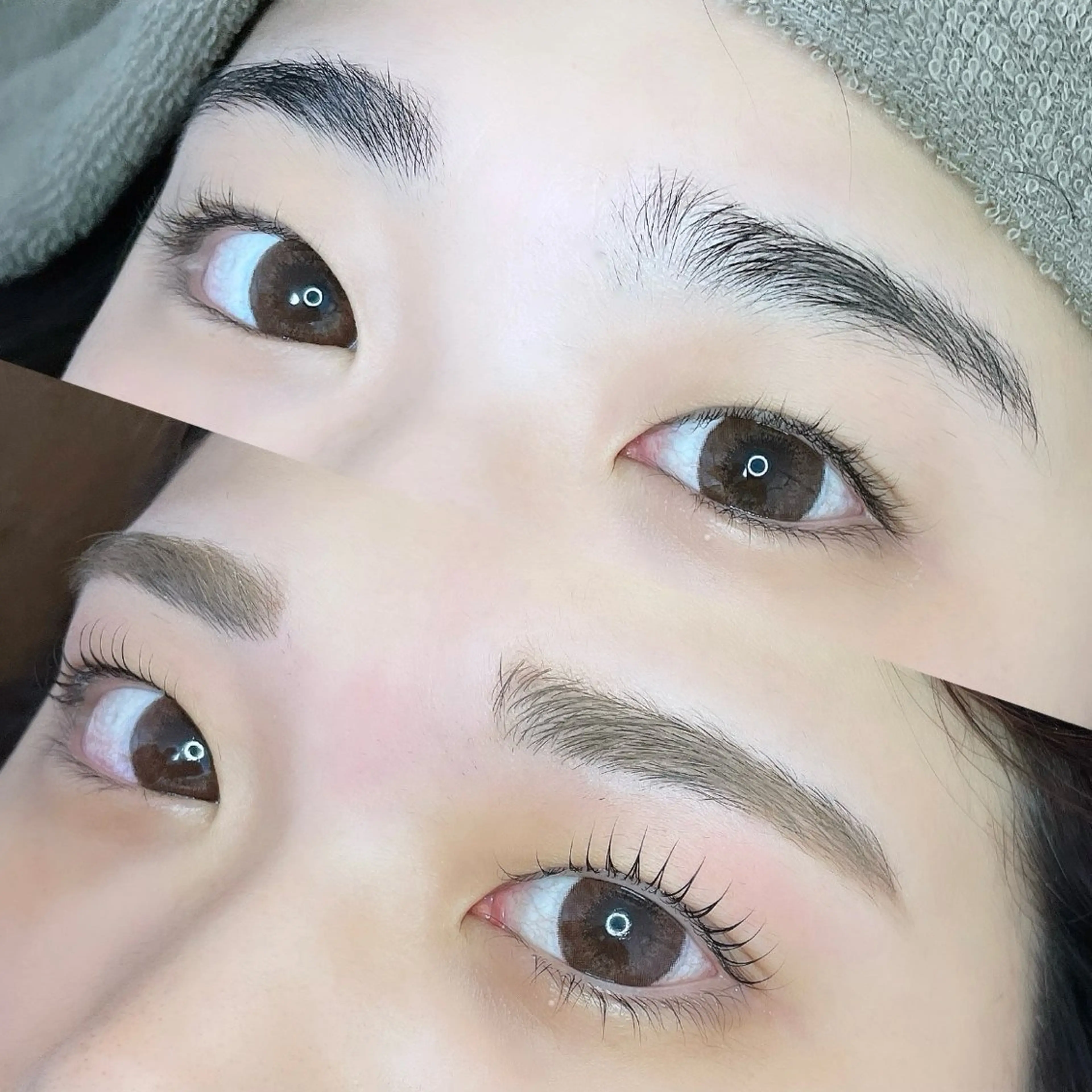 【オフ無料🩵】人気NO.1🌼まつ毛パーマ＆黄金比美眉スタイリング〈眉WAXかパーマ選べる〉の写真