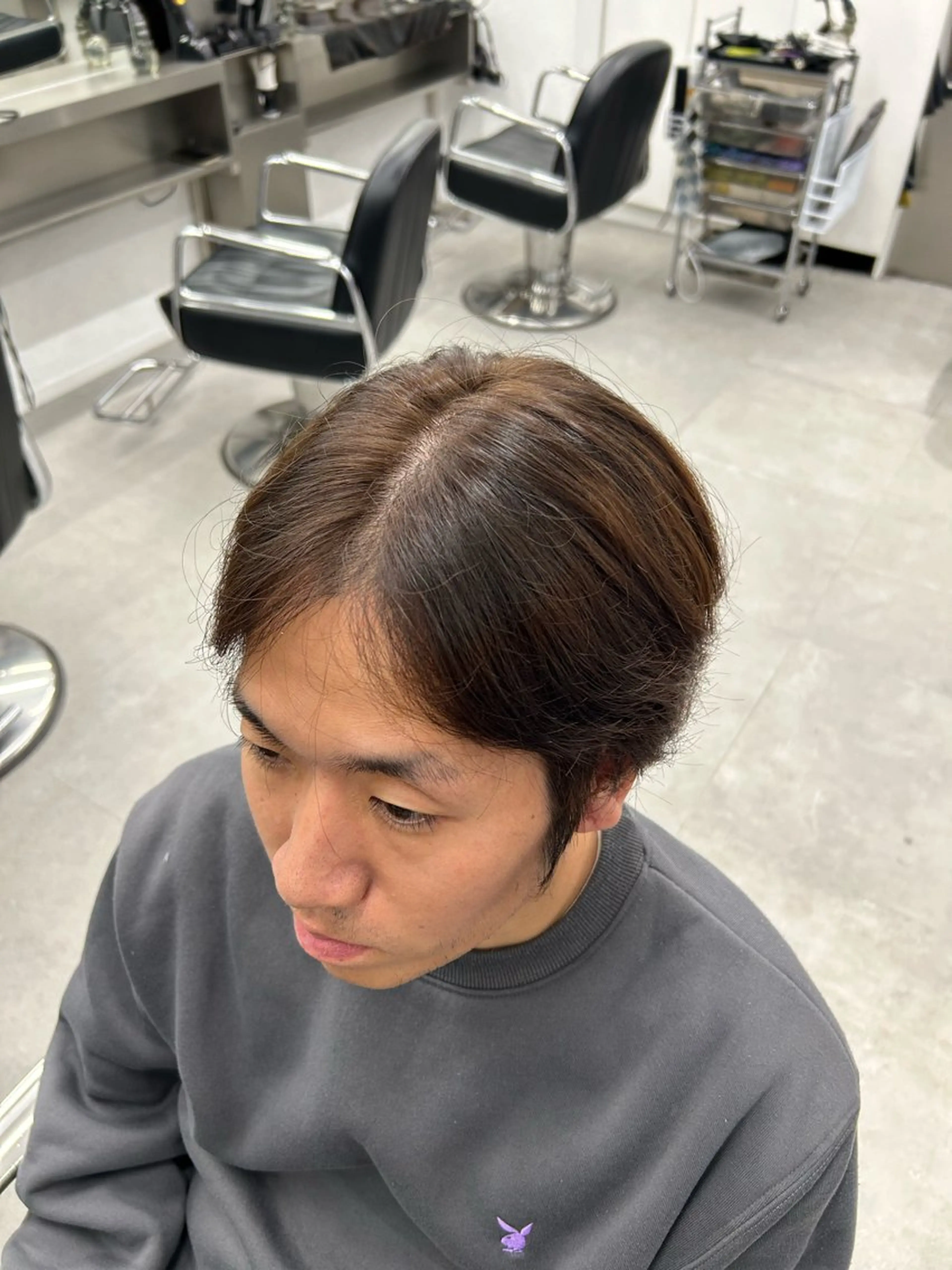 ショート カラー メンズ 與那嶺 紘のヘアスタイル