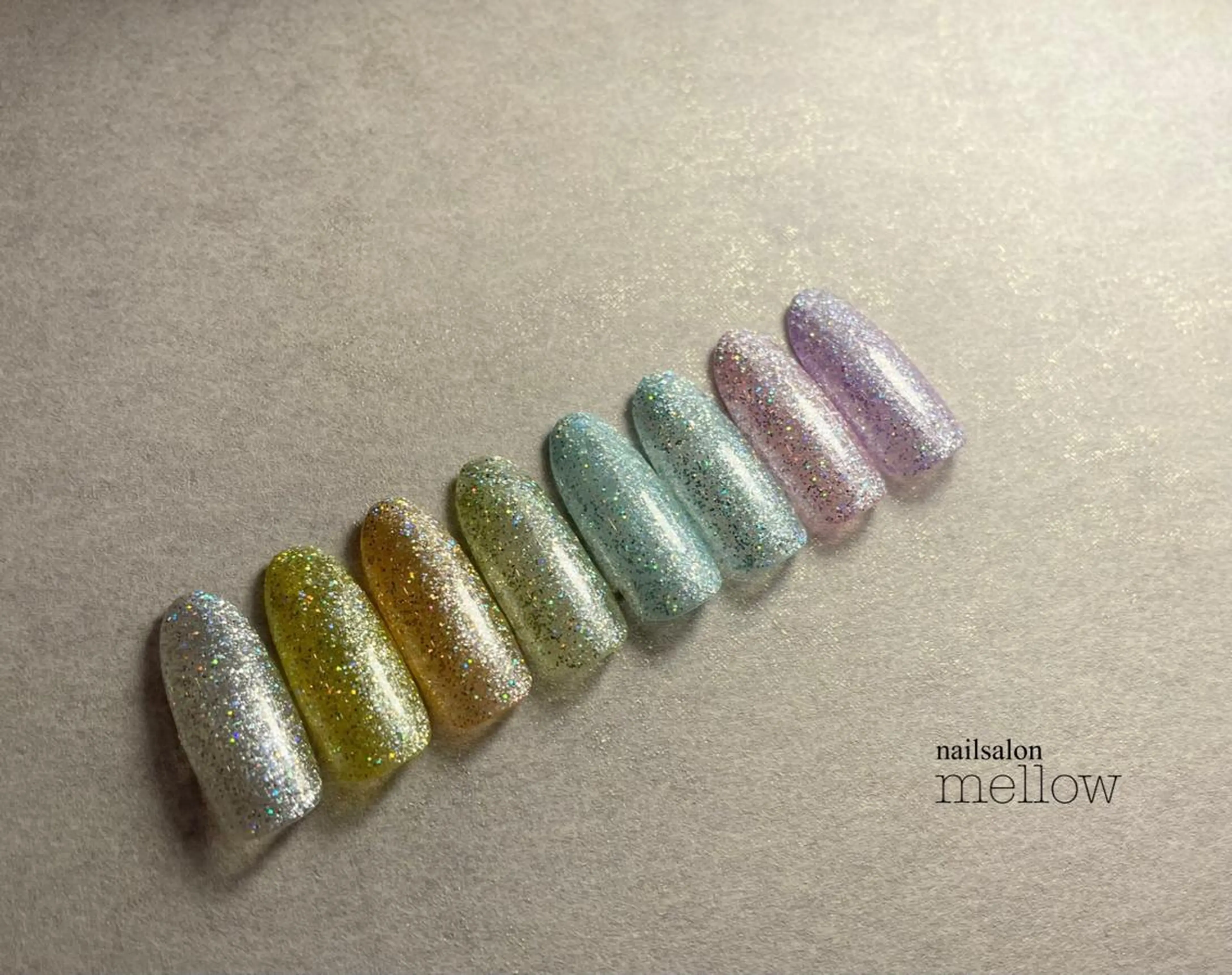 ネイル ラメ(グリッター) 大山 浩美のネイルデザイン